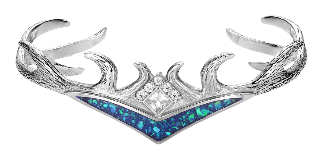 Image of Montana Silversmiths High Country Opal Cuff Bracelet