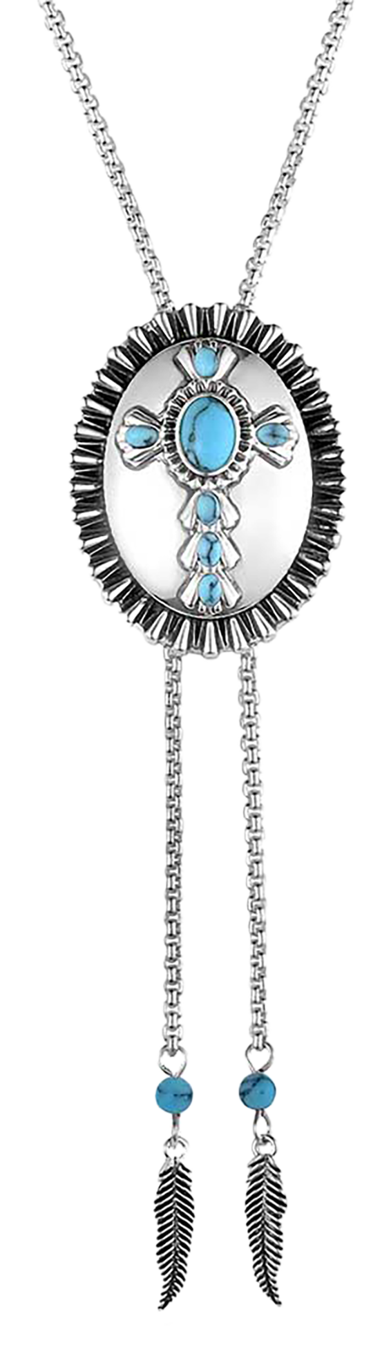 Image of Montana Silversmiths Unbroken Faith Bolo Necklace