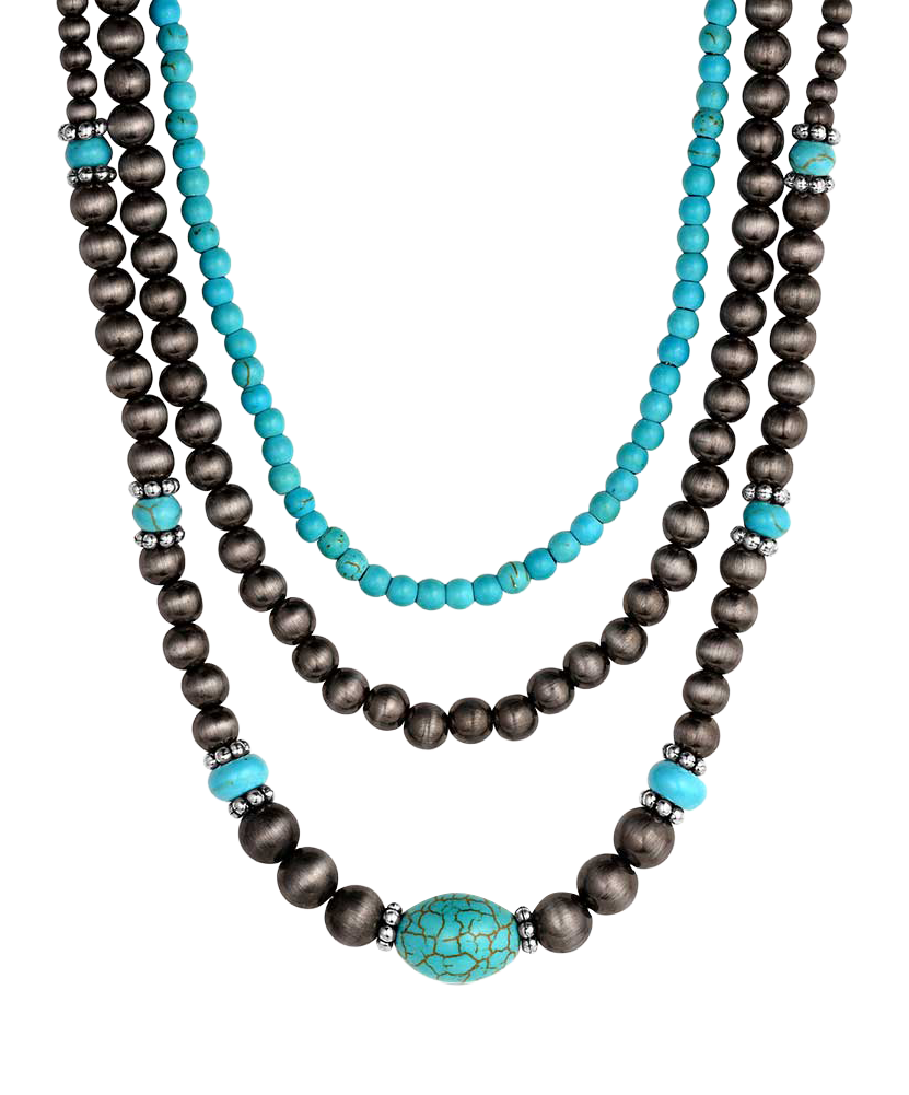 Image of Montana Silversmiths Desert Song Layered Necklace