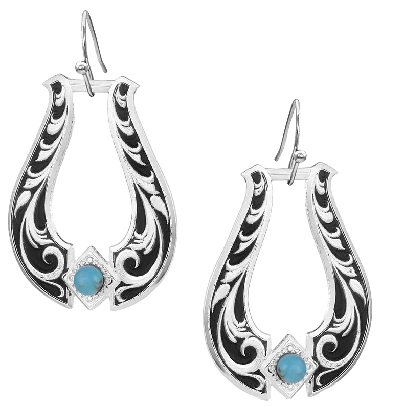 Image of Montana Silversmiths Callie's Turquoise Trail Earrings
