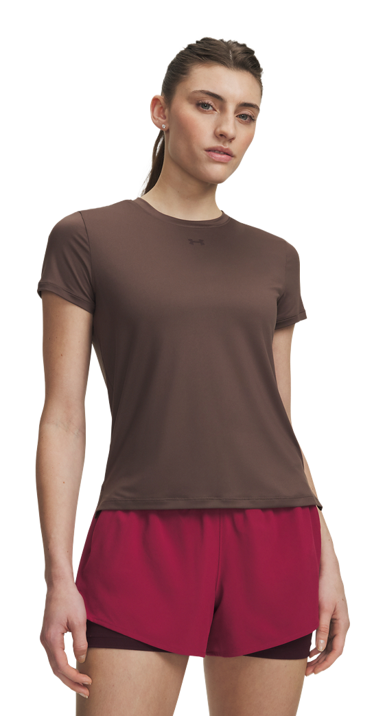 Image of Under Armour Vanish Short-Sleeve Shirt - Peppercorn/Kona Brown