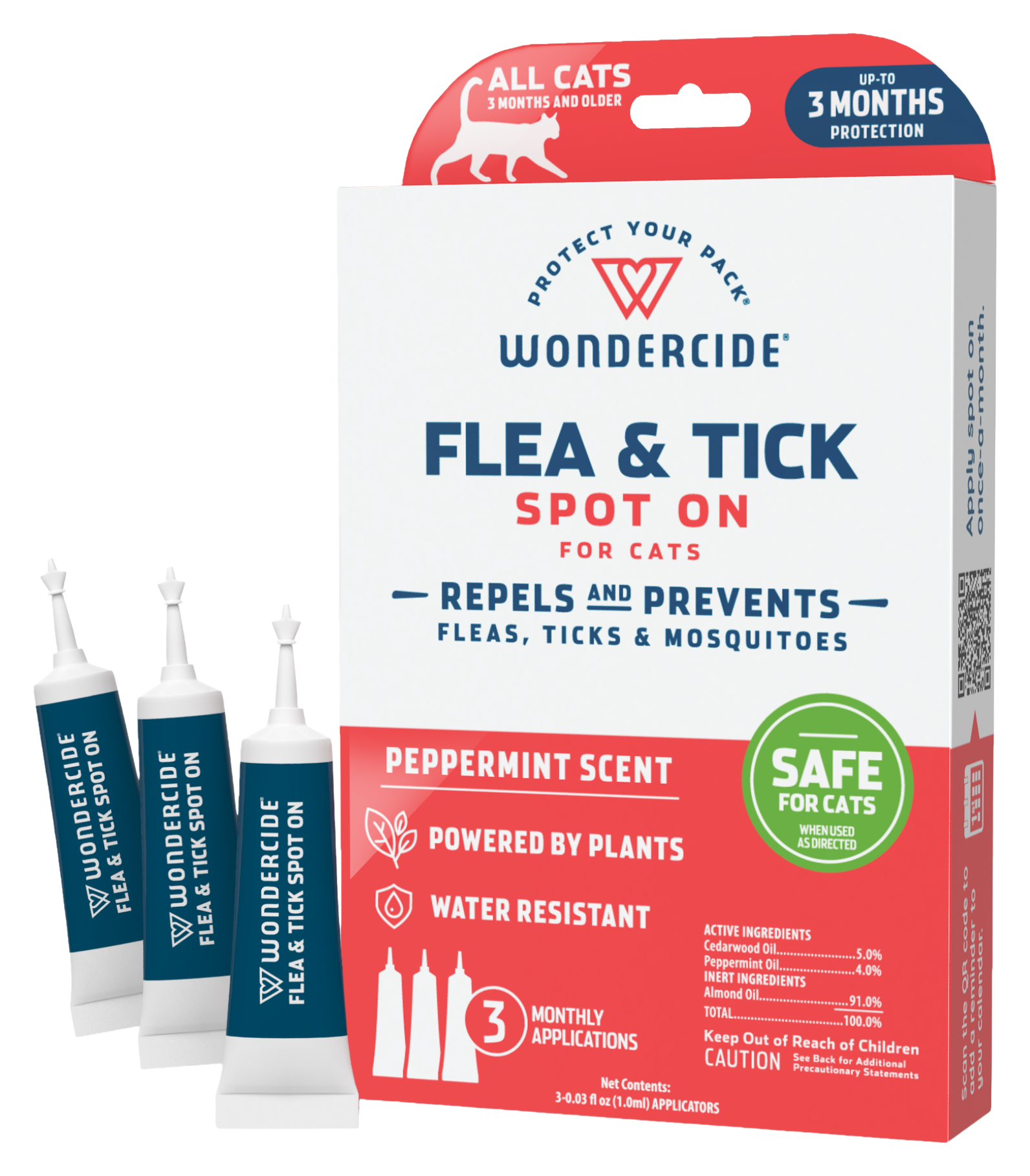 Image of Wondercide Flea and Tick Spot On for Cats