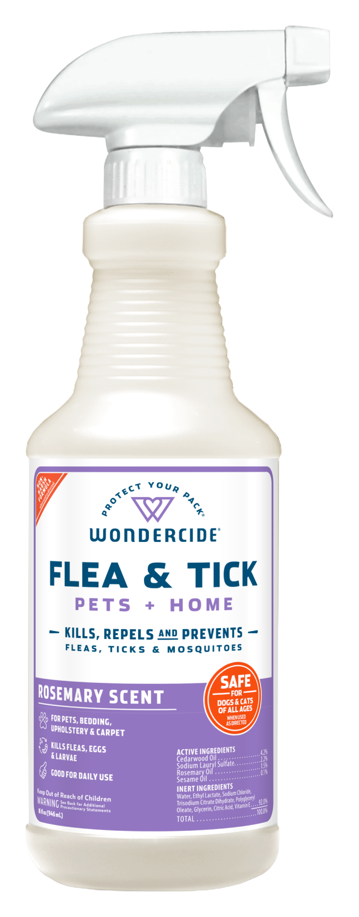 Image of Wondercide Flea and Tick Spray - Rosemary - 16 oz.