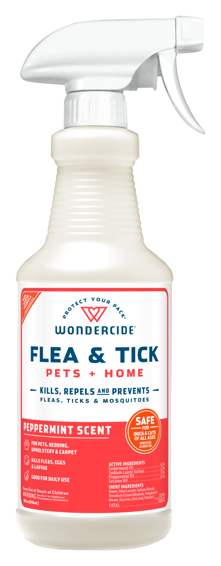 Image of Wondercide Flea and Tick Spray - Peppermint - 16 oz.