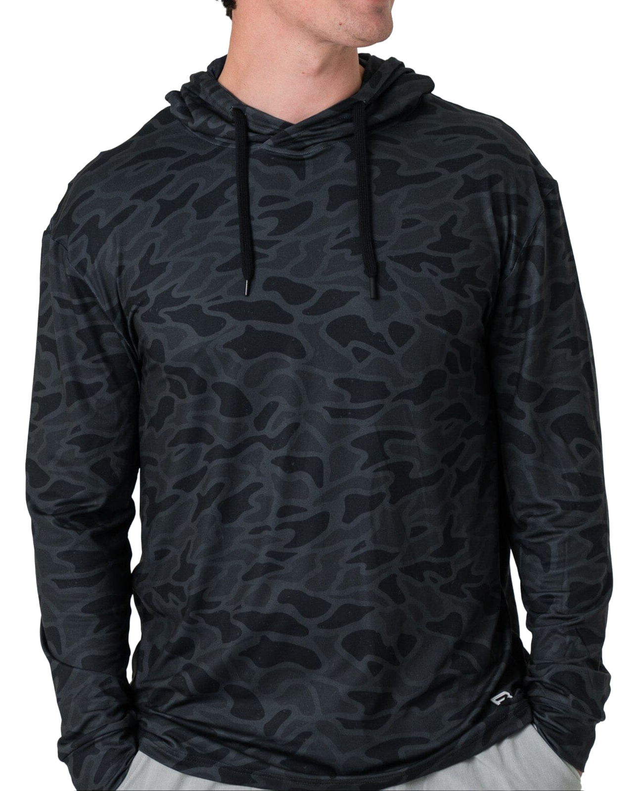 Image of BURLEBO Performance Hoodie - Black Camo - XL