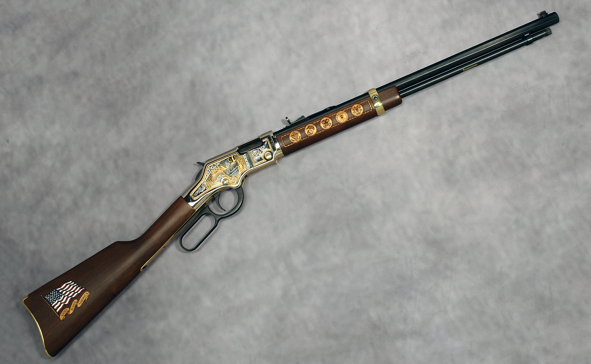 Image of Henry ~ Golden Boy Military Service Tribute Edition ~ .22 Short/Long/Long Rifle
