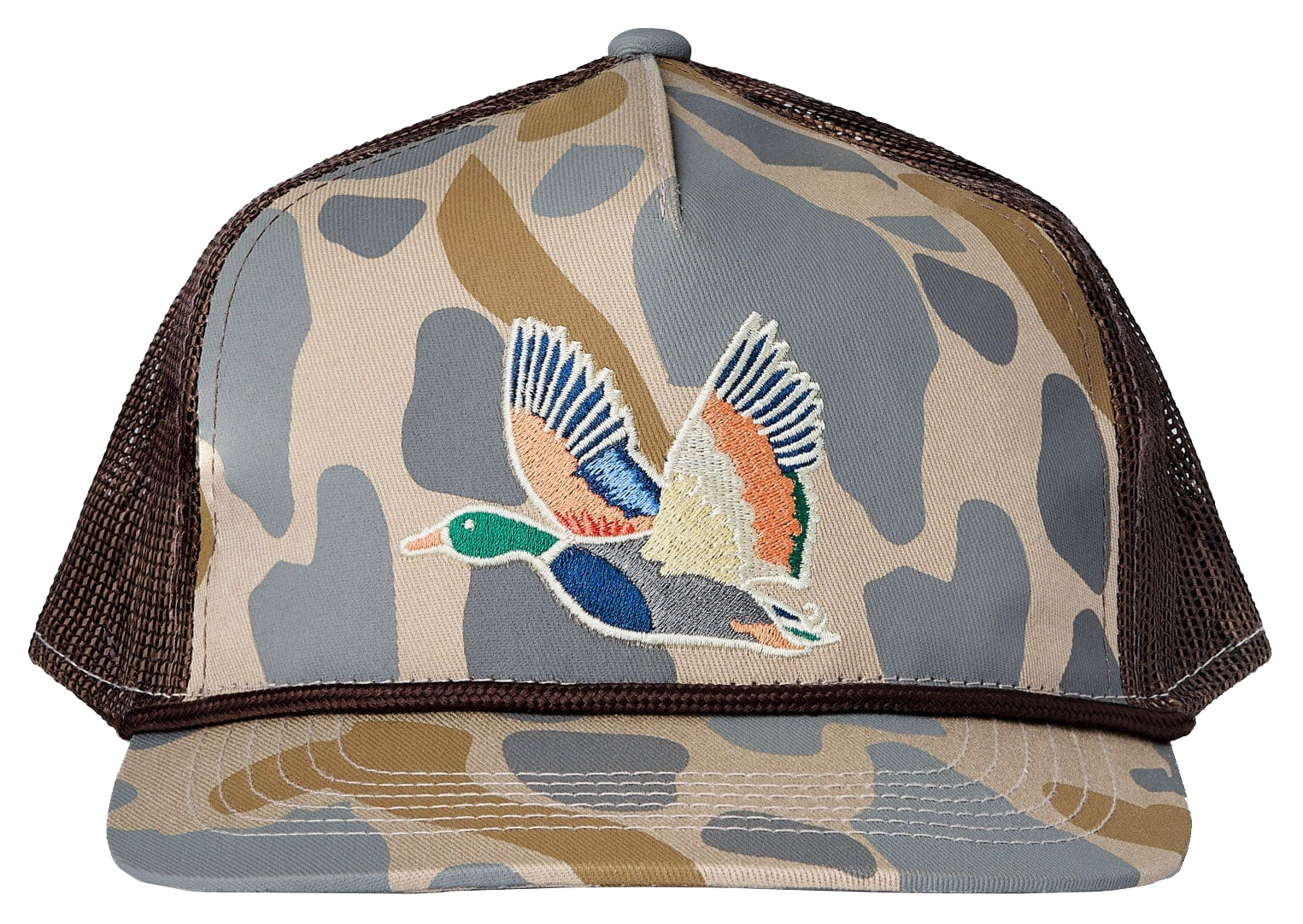 Image of BURLEBO Retro Camo Duck Mesh-Back Cap