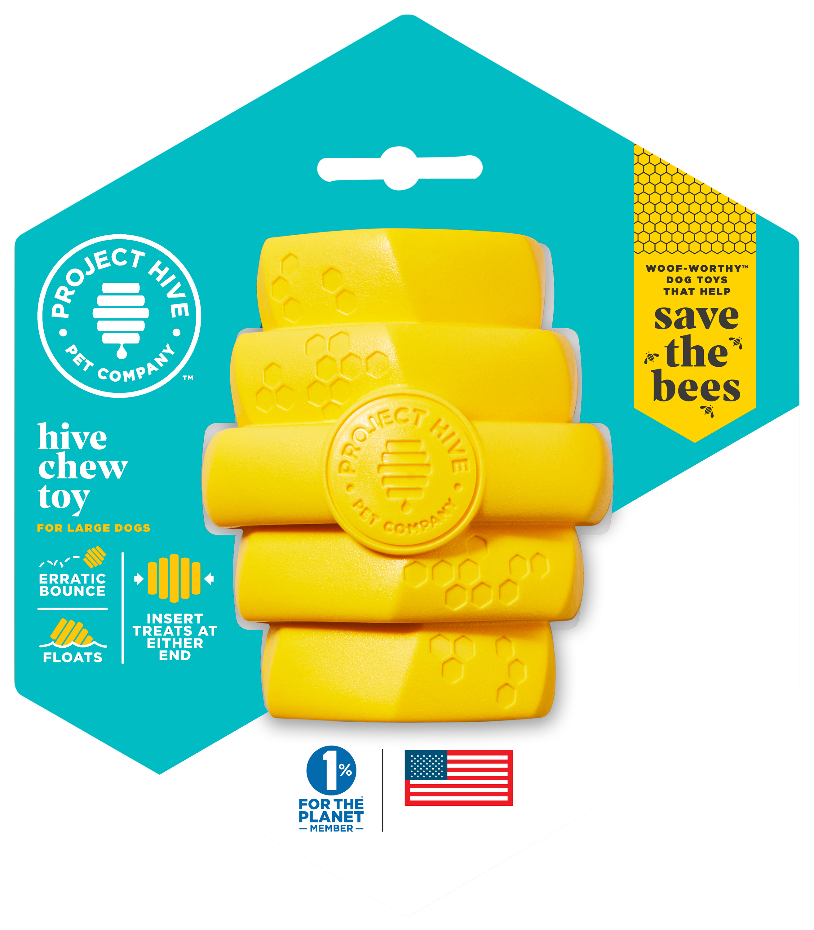 Image of Project Hive Pet Company Hive Chew Toy - S/M