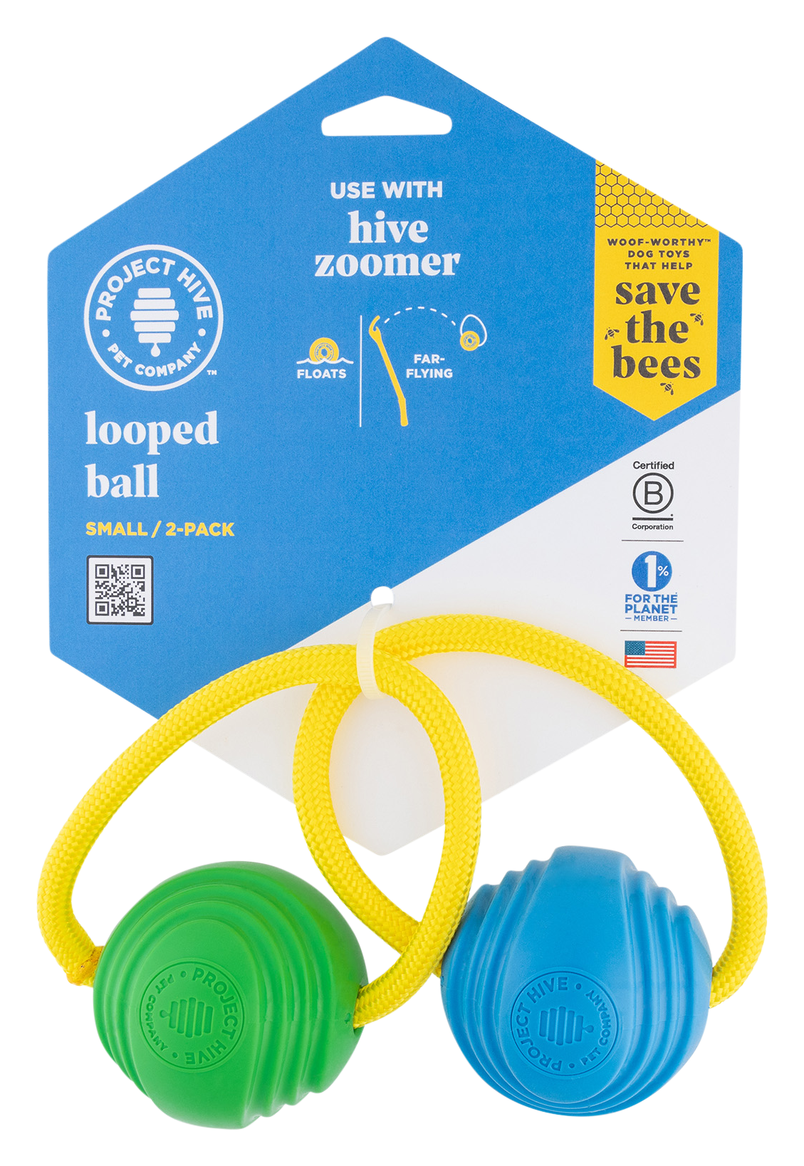 Image of Project Hive Pet Company Looped Ball 2-Pack