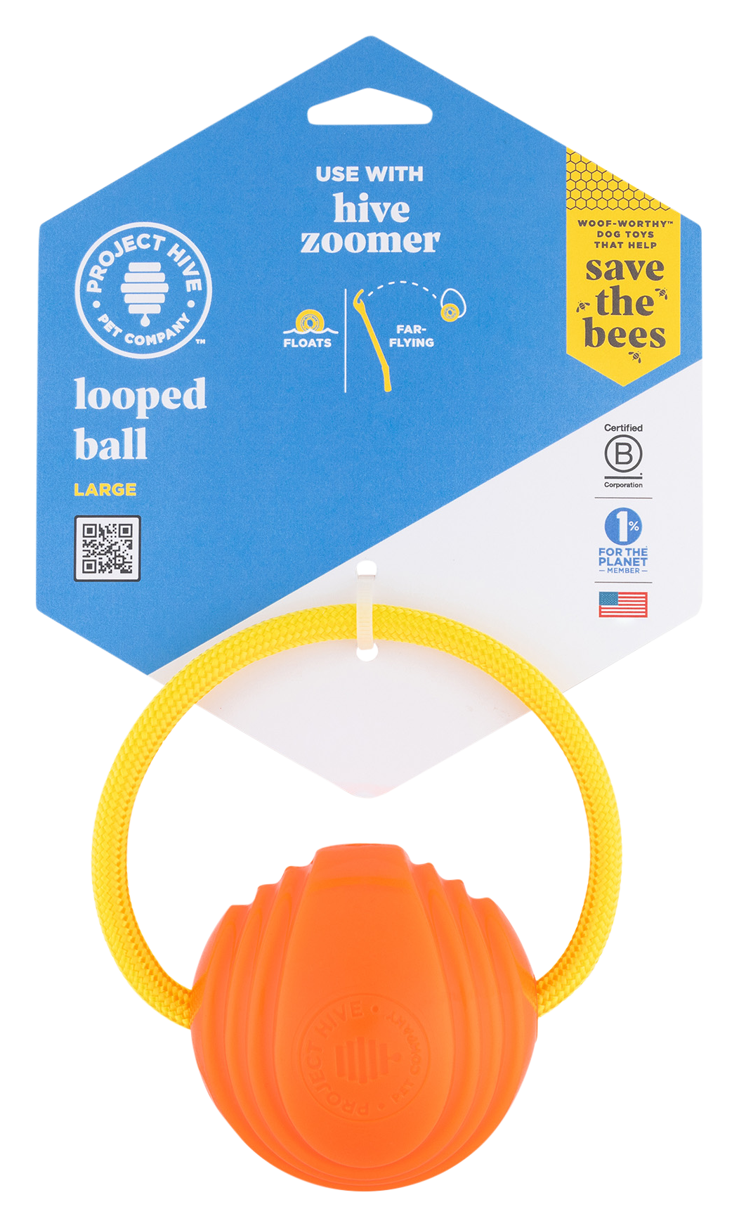Image of Project Hive Pet Company Looped Zoomer Ball