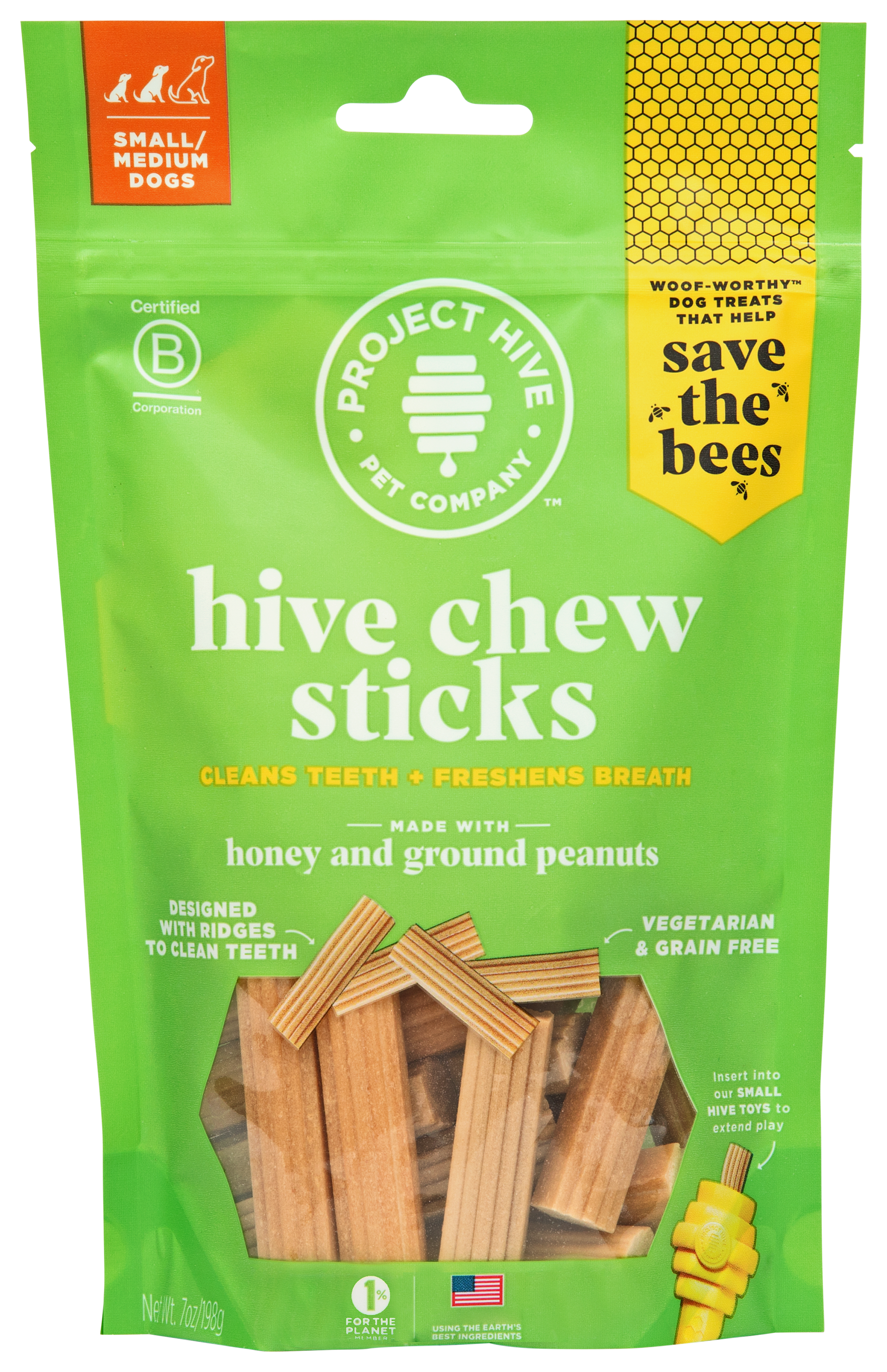 Image of Project Hive Pet Company Hive Chew Stick Treats - Small/Medium