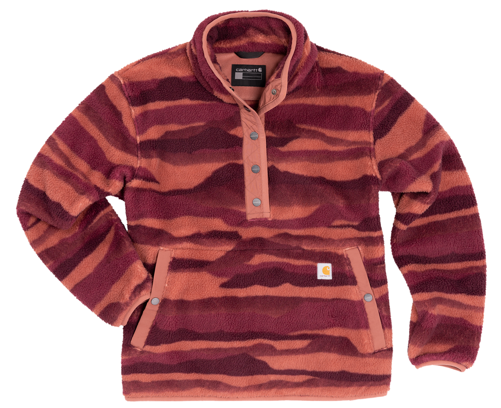 Image of Carhartt Highland Pullover - Dark Rose Tint Landscape