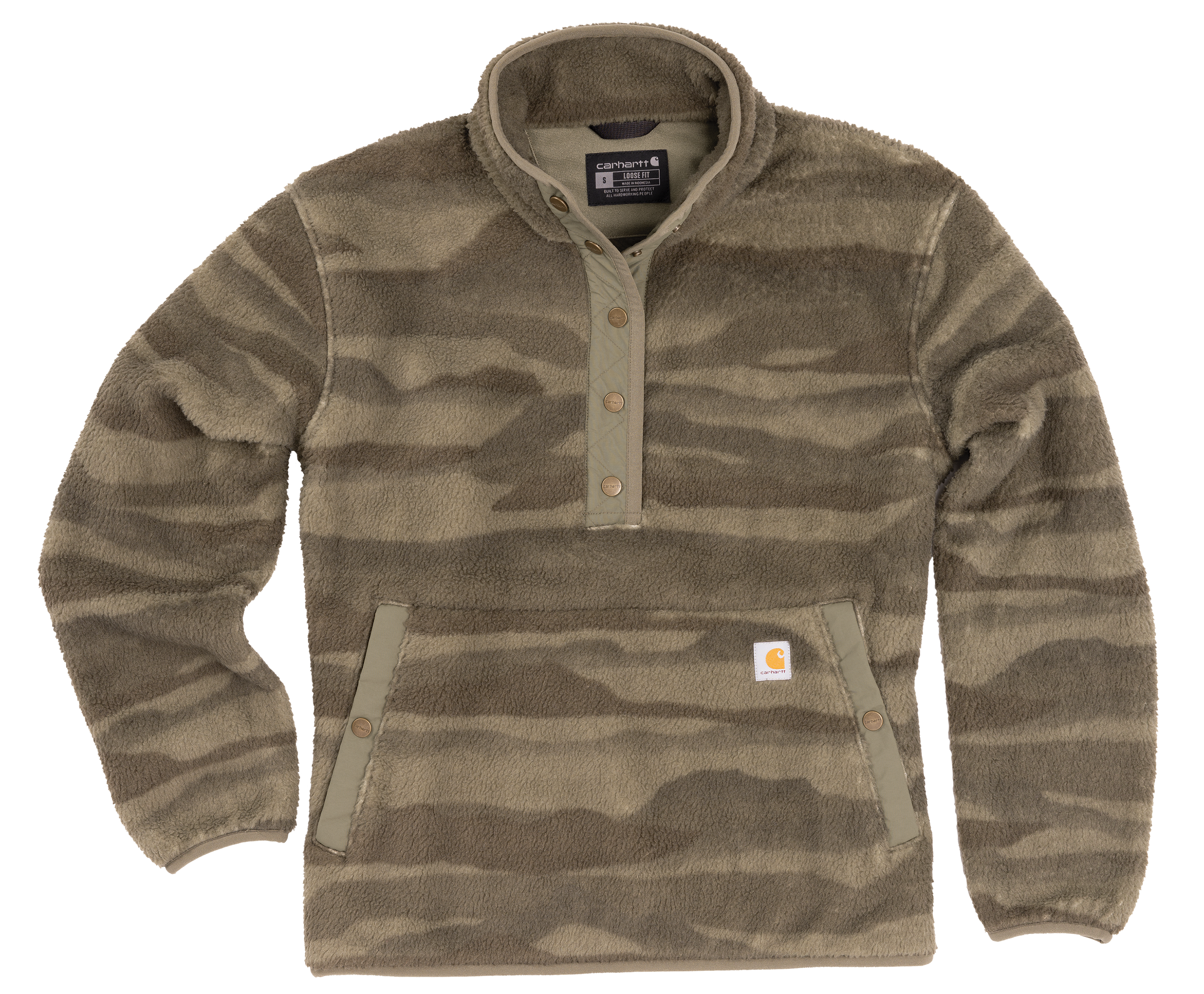 Image of Carhartt Highland Pullover - Dusty Olive Landscape