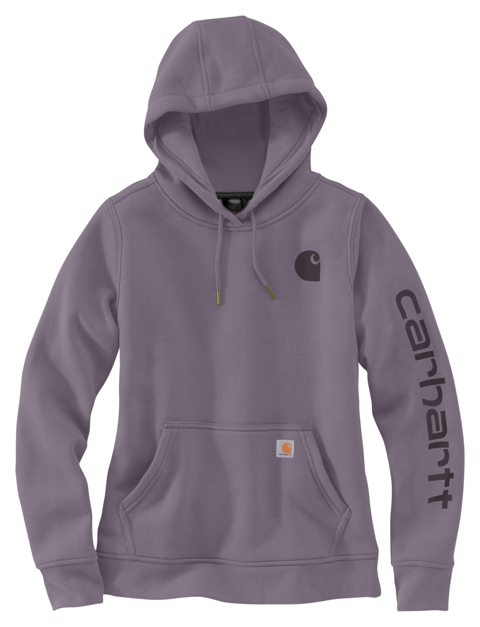 Image of Carhartt Relaxed Fit Midweight Logo Sleeve Graphic Sweatshirt - Wood Violet