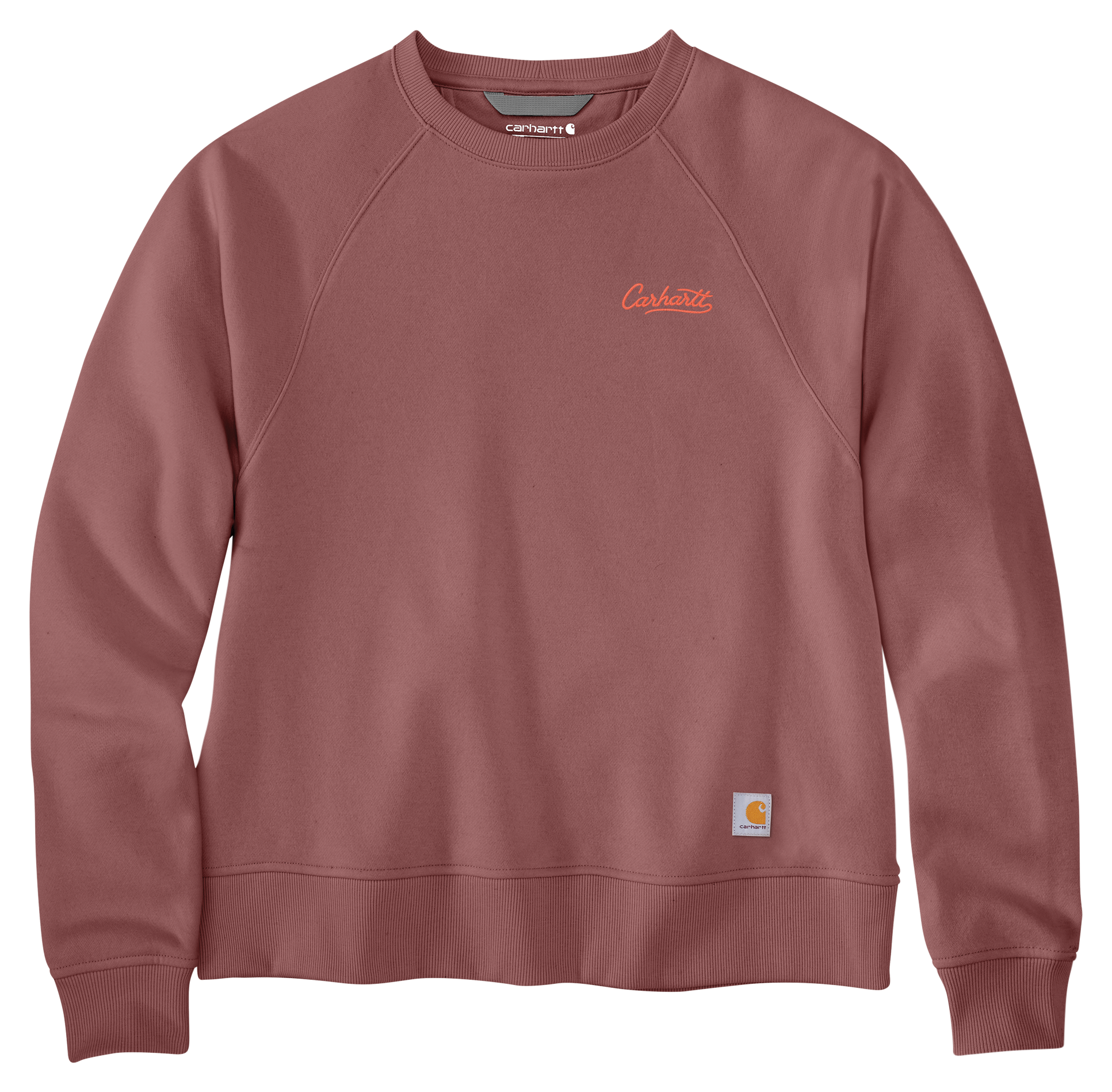 Image of Carhartt Sawyer Crewneck Sweatshirt - Dark Rose Tint