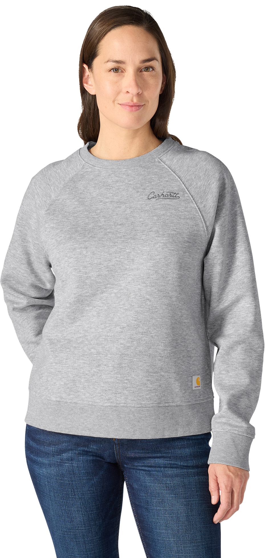 Image of Carhartt Sawyer Crewneck Sweatshirt - Heather Gray