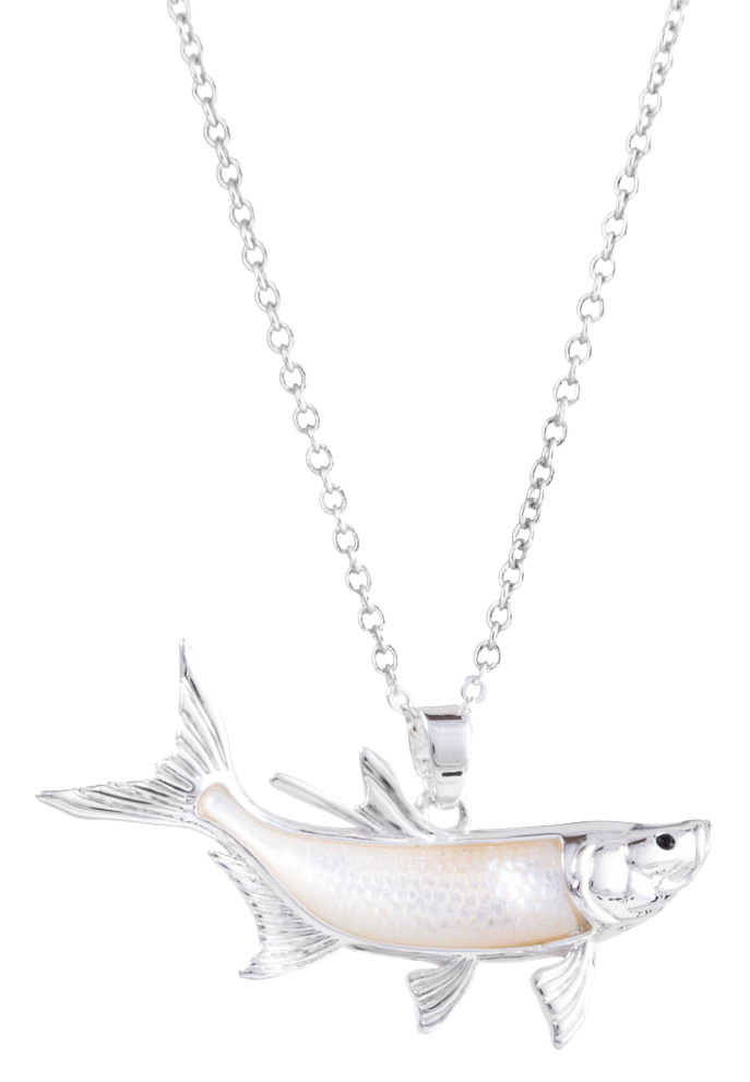 Image of Amanda Blu Mother of Pearl Tarpon Necklace