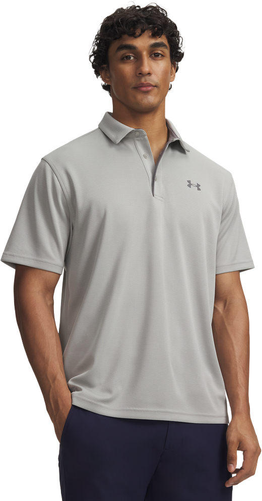 Image of Under Armour Tech Short-Sleeve Polo - Titanium