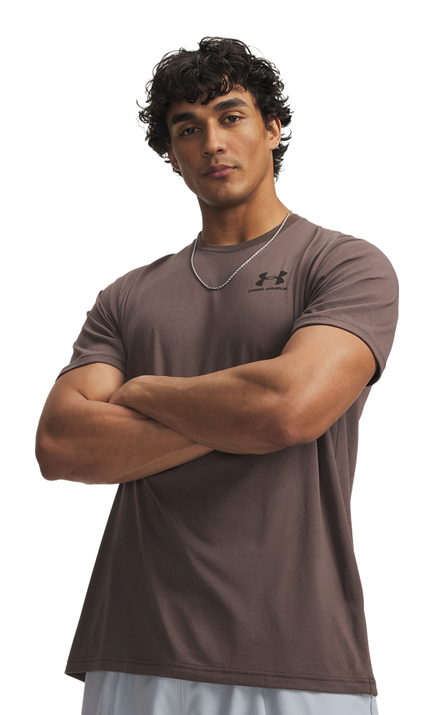 Image of Under Armour Sportstyle Left Chest Short-Sleeve T-Shirt - Peppercorn