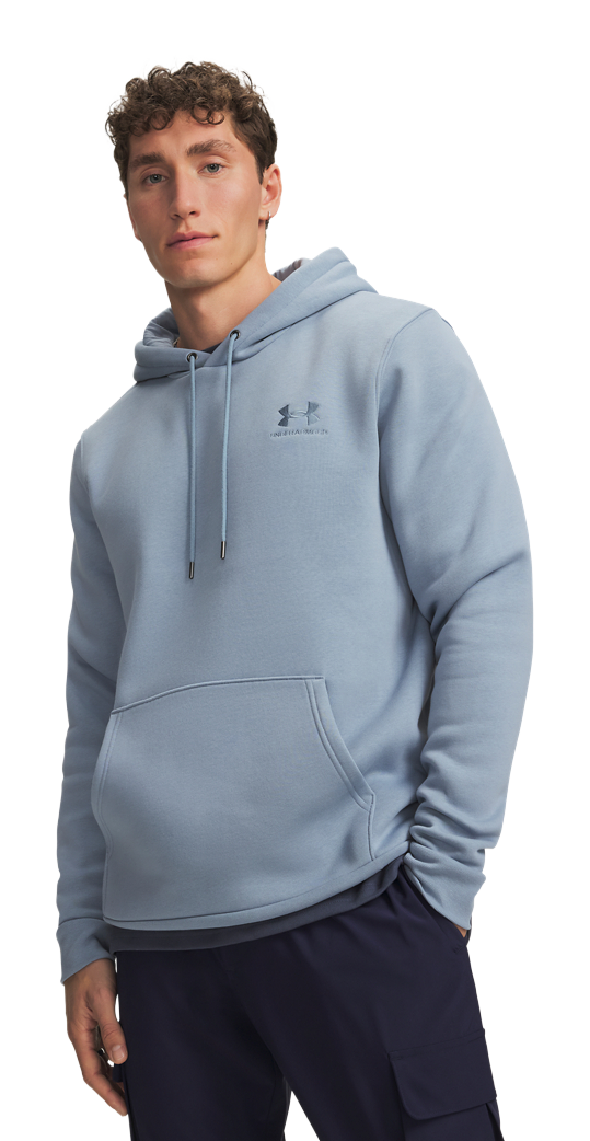 Image of Under Armour Icon Fleece Hoodie - Blue Wind