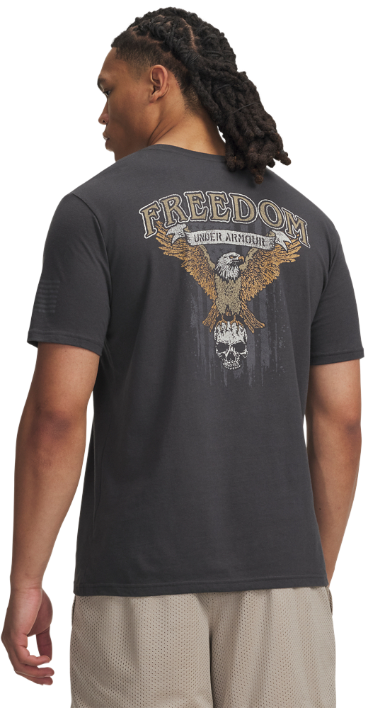 Image of Under Armour Freedom Eagle Skull Landing Short-Sleeve T-Shirt