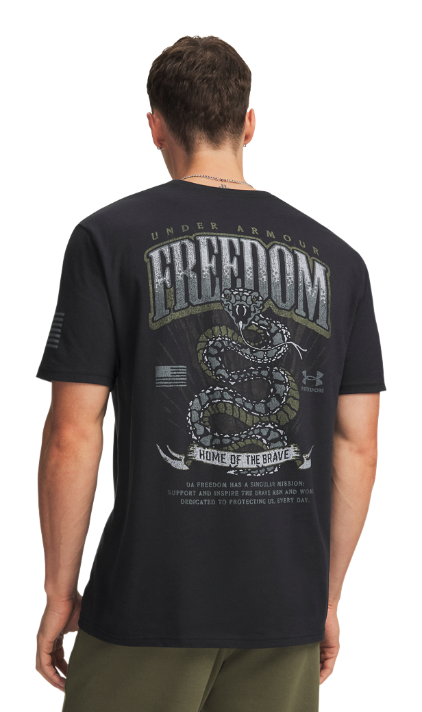 Under Armour Freedom Military Snake Short-Sleeve T-Shirt - Black