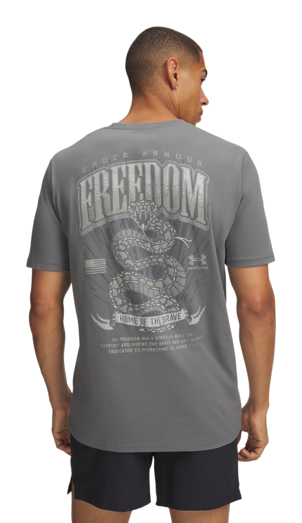 Under Armour Under Armour Freedom Military Snake Short-Sleeve T-Shirt - Clay Green - $28.00 at Bass Pro Shops