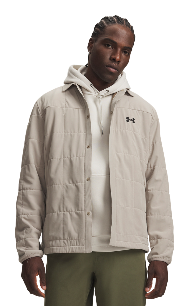 Under Armour ColdGear Infrared Expanse Shacket - Timberwolf Taupe