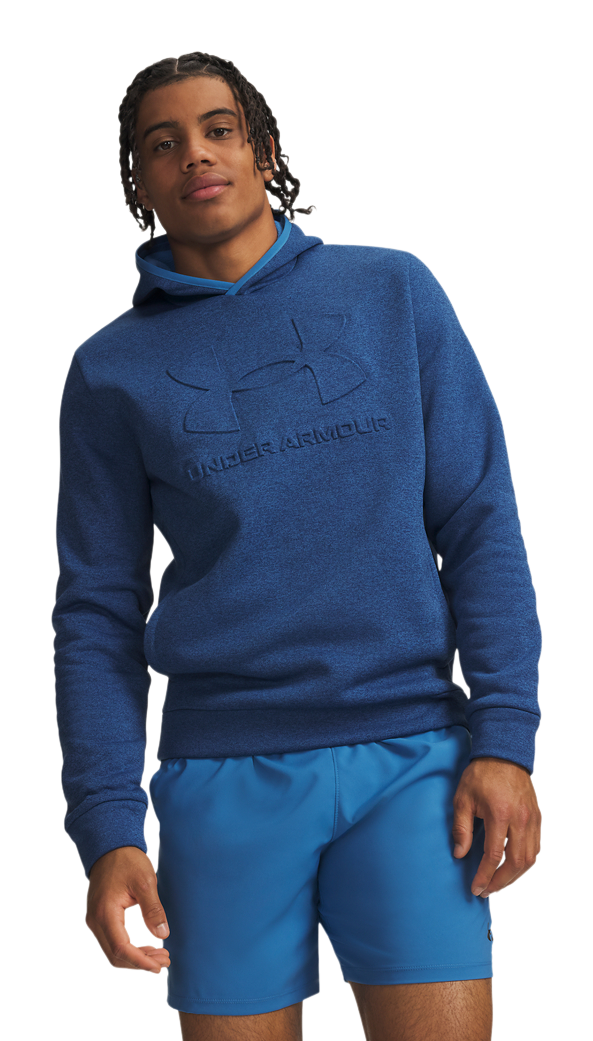 Under Armour Under Armour Armour Fleece Embossed Hoodie - Aegean Blue - $65.00 at Bass Pro Shops