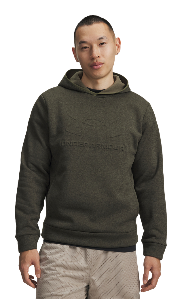 Under Armour Under Armour Armour Fleece Embossed Hoodie - Marine OD Green - $65.00 at Bass Pro Shops