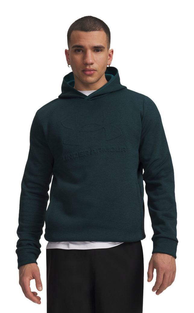 Under Armour Under Armour Armour Fleece Embossed Hoodie - Arden Green - $65.00 at Bass Pro Shops