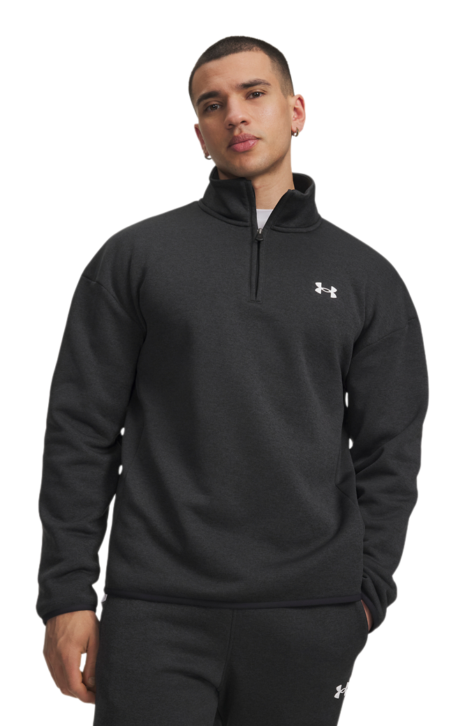 Under Armour Under Armour Armour Fleece Twist Quarter-Zip Pullover - Black - $65.00 at Bass Pro Shops