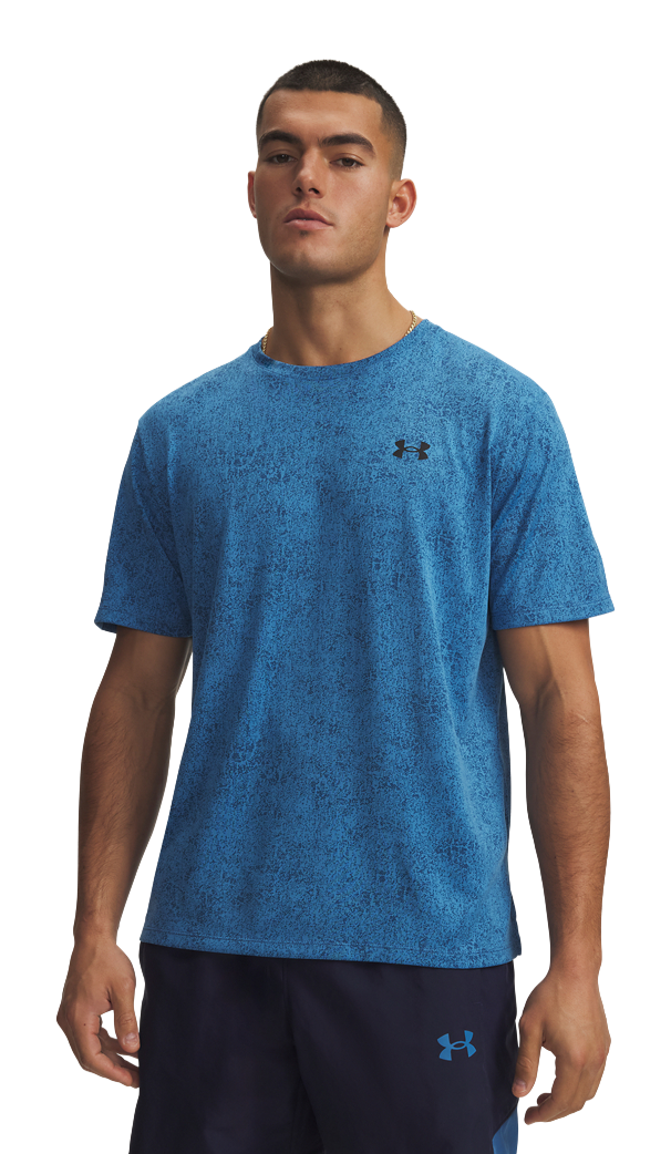 Image of Under Armour Tech 2.0 Pixelate Short-Sleeve T-Shirt - Aegean Blue