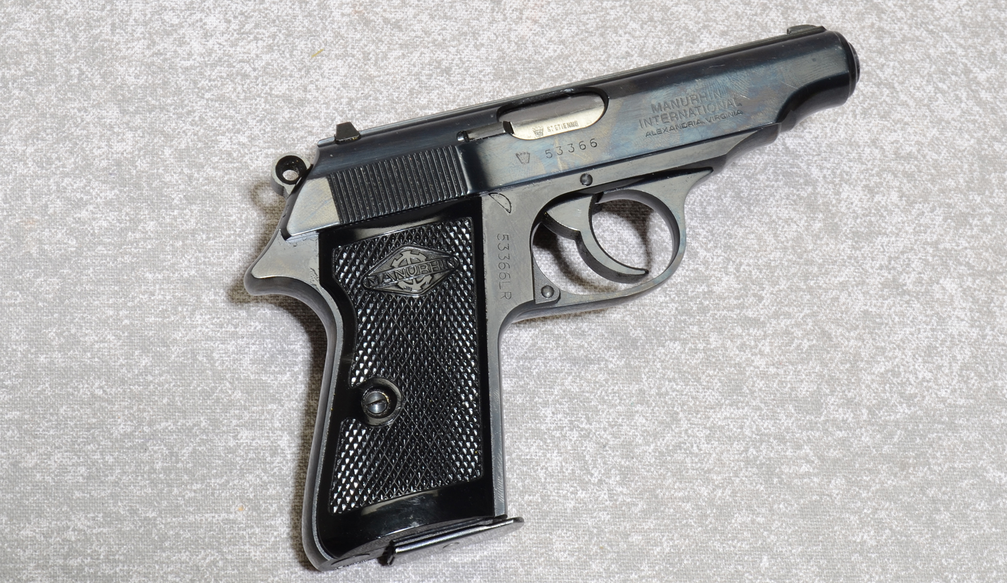 Manurhin PP Pistol, .22 Long Rifle, 3.85 Barrel, 1 1/2 lbs. - Bass Pro Shops