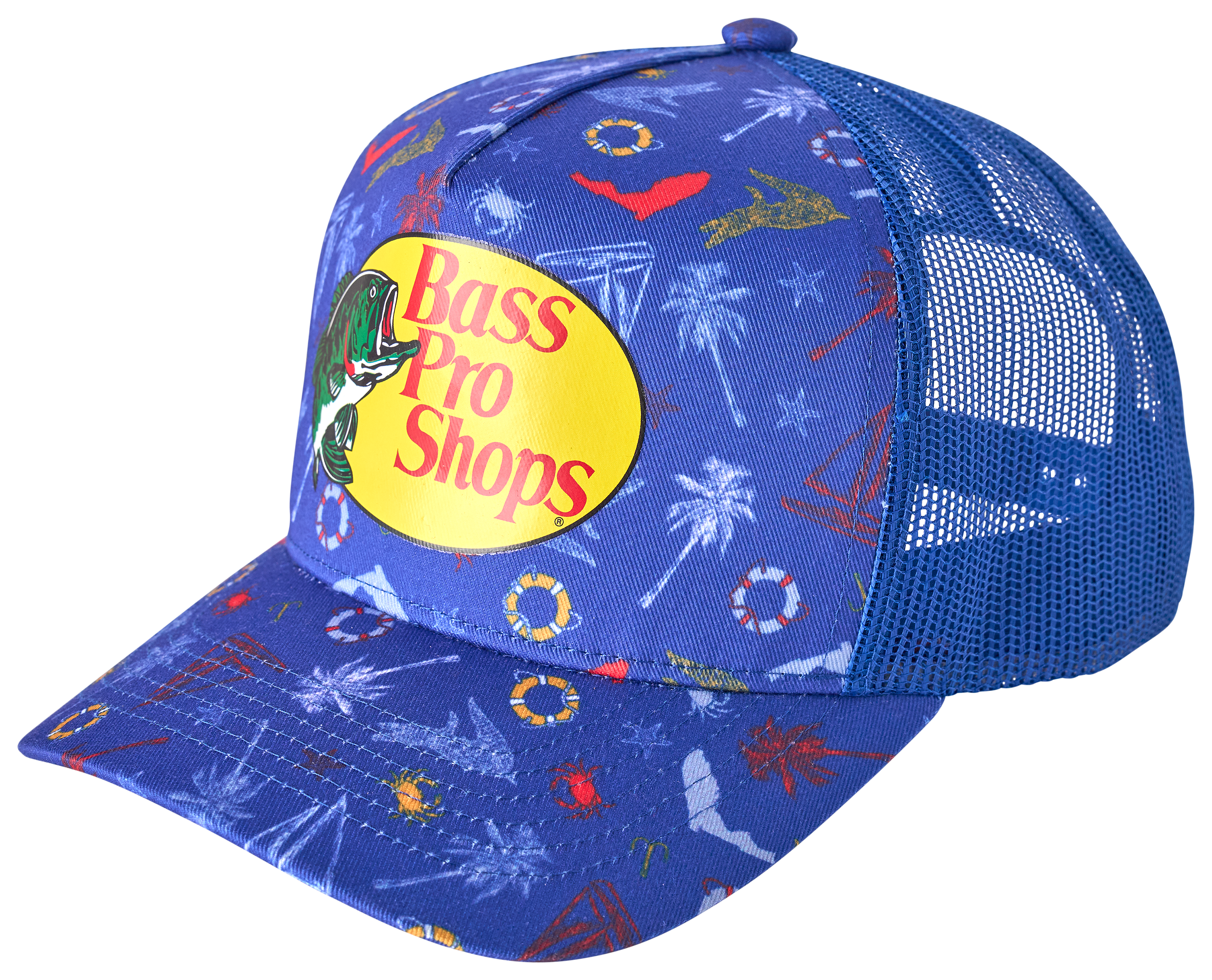 Image of Bass Pro Shops Coastal Florida Print Snapback Cap
