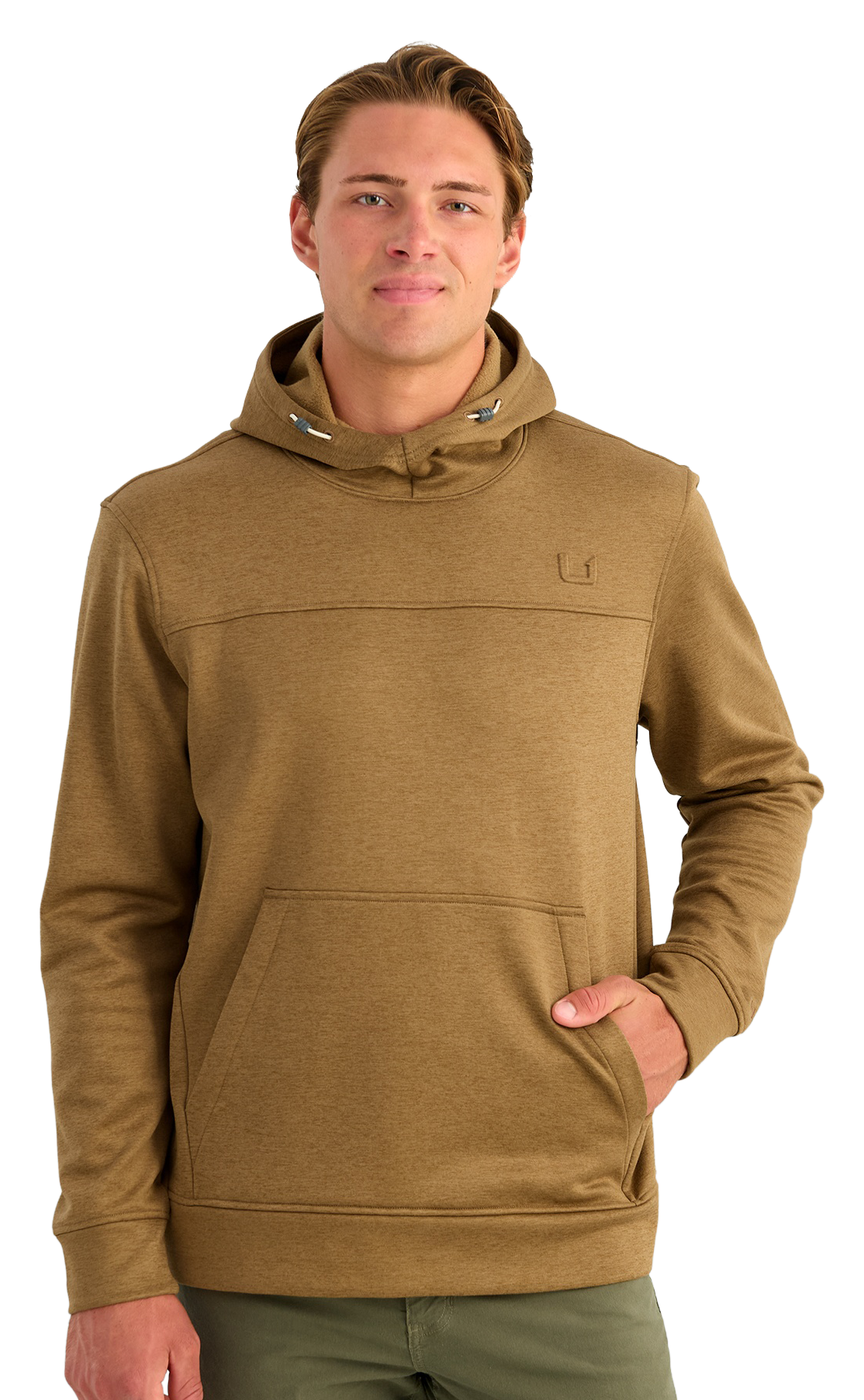 Huk Coldfront+ Thermal Fleece Hoodie - Saltmarsh Heather