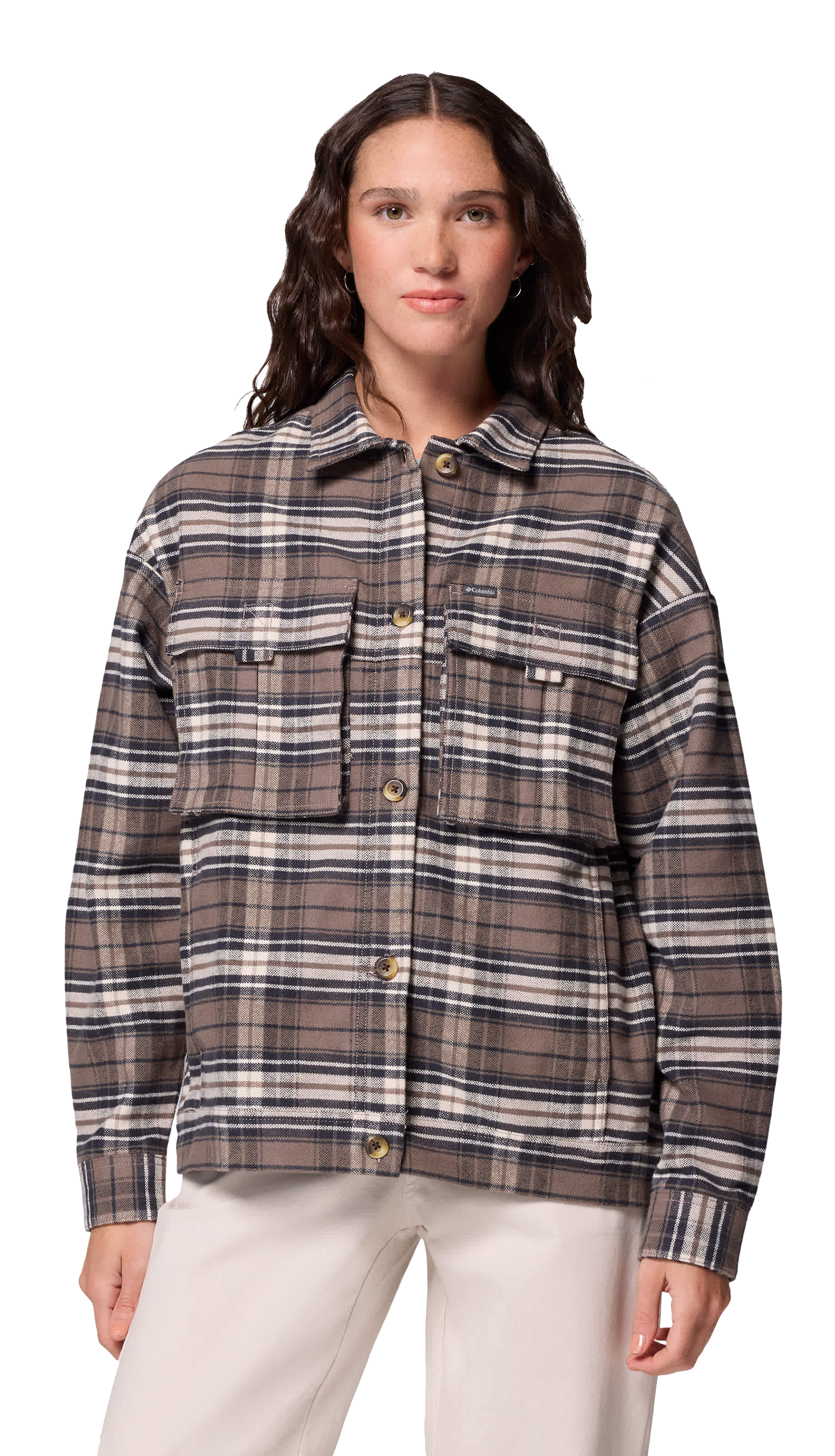 Image of Columbia Wildest Venture Shirt Jacket - Iron Block Tartan - M