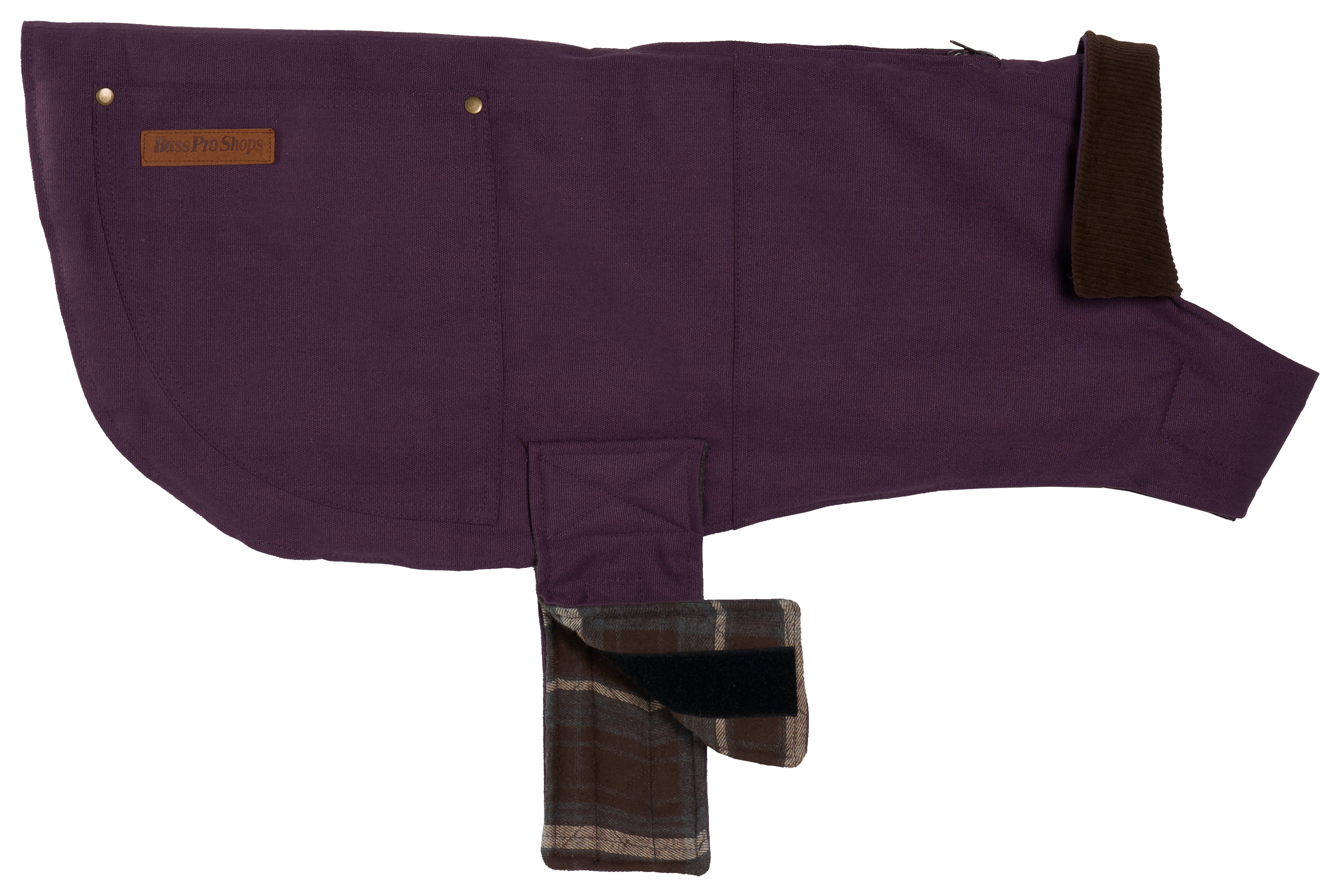 Image of Bass Pro Shops Barn Jacket for Dogs - Purple - L