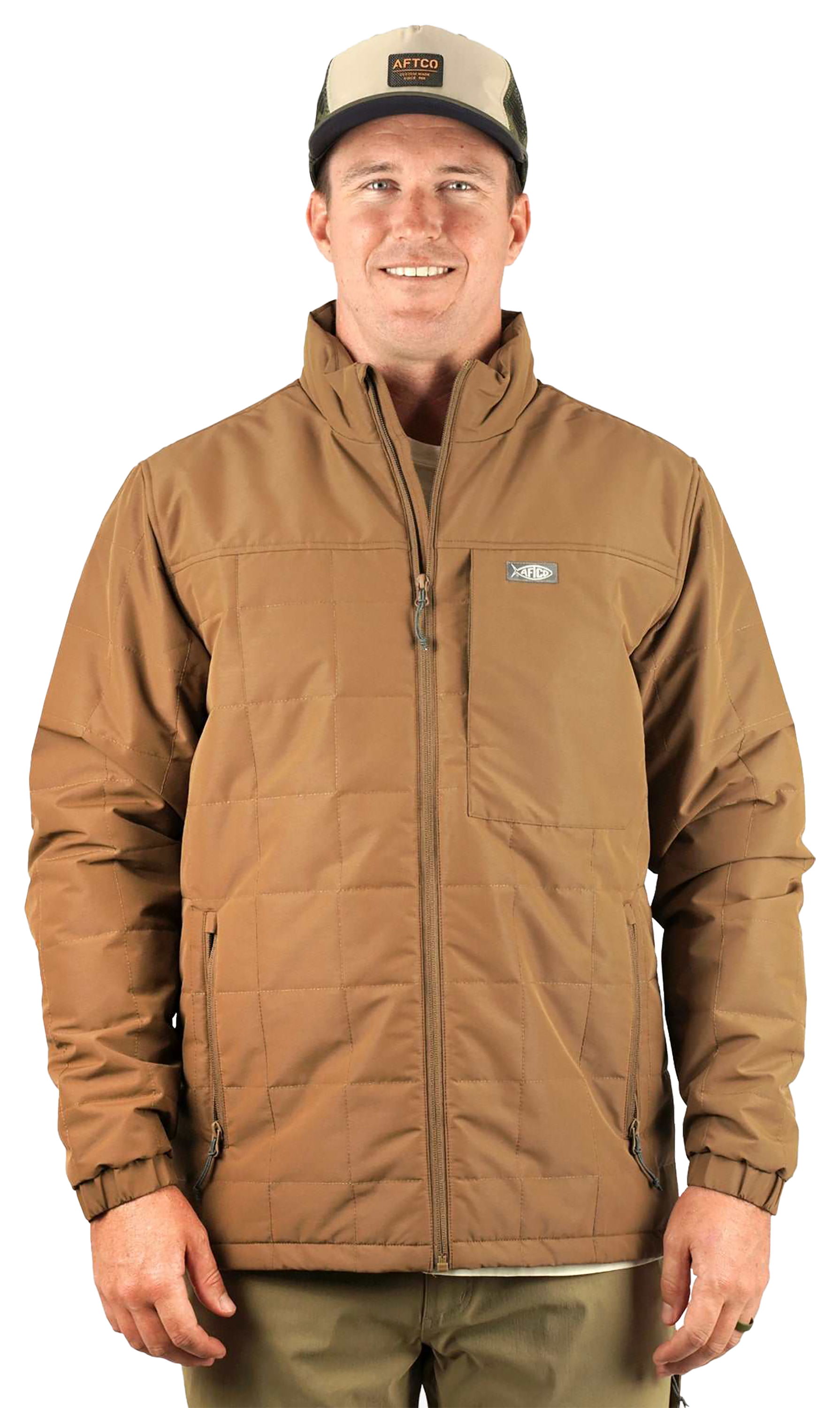 Image of AFTCO Crosswind Recycled Puff Jacket - Rubber - 2X