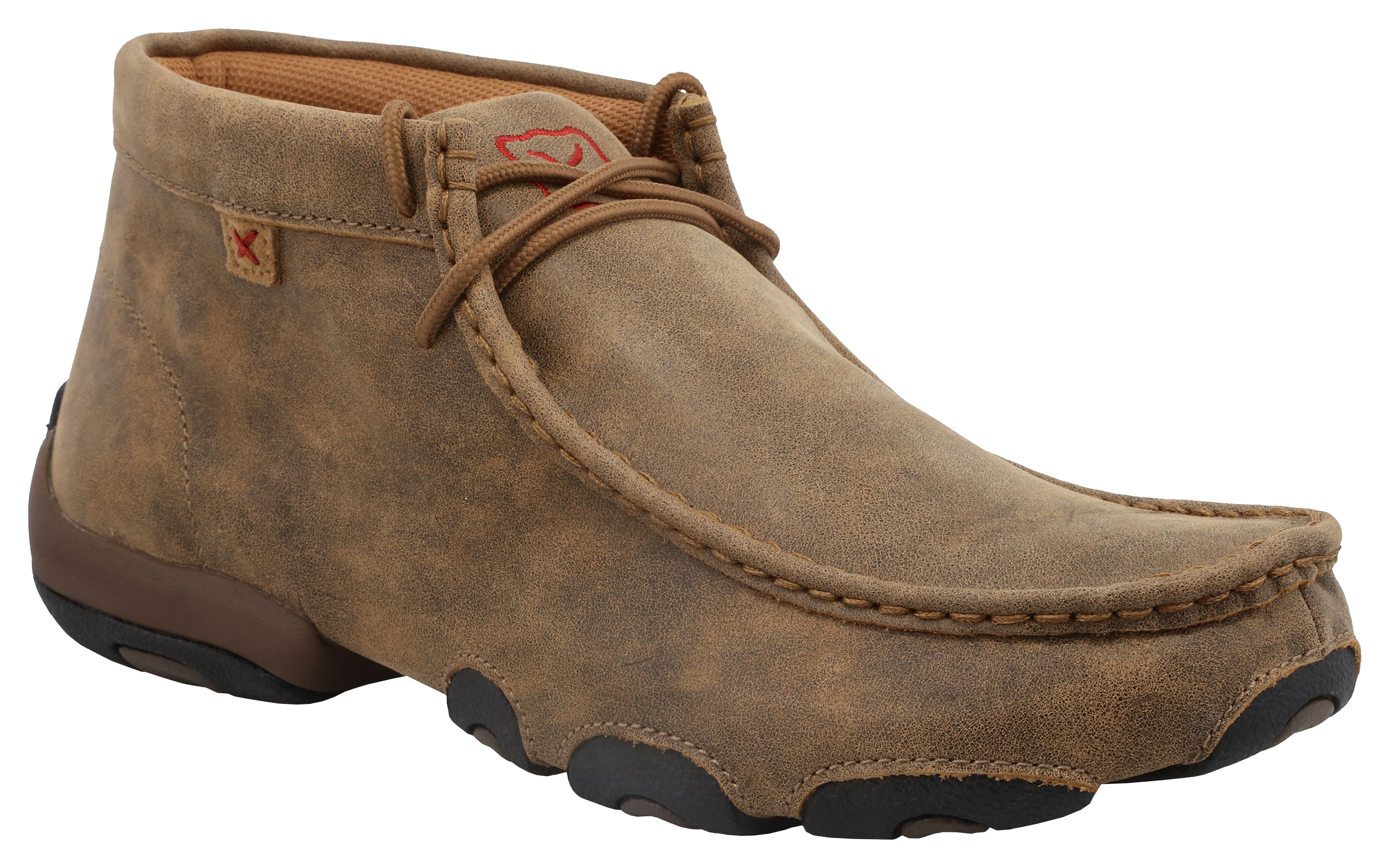 Image of Twisted X The Original Chukka Driving Moc Shoes for Men - Bomber - 9M