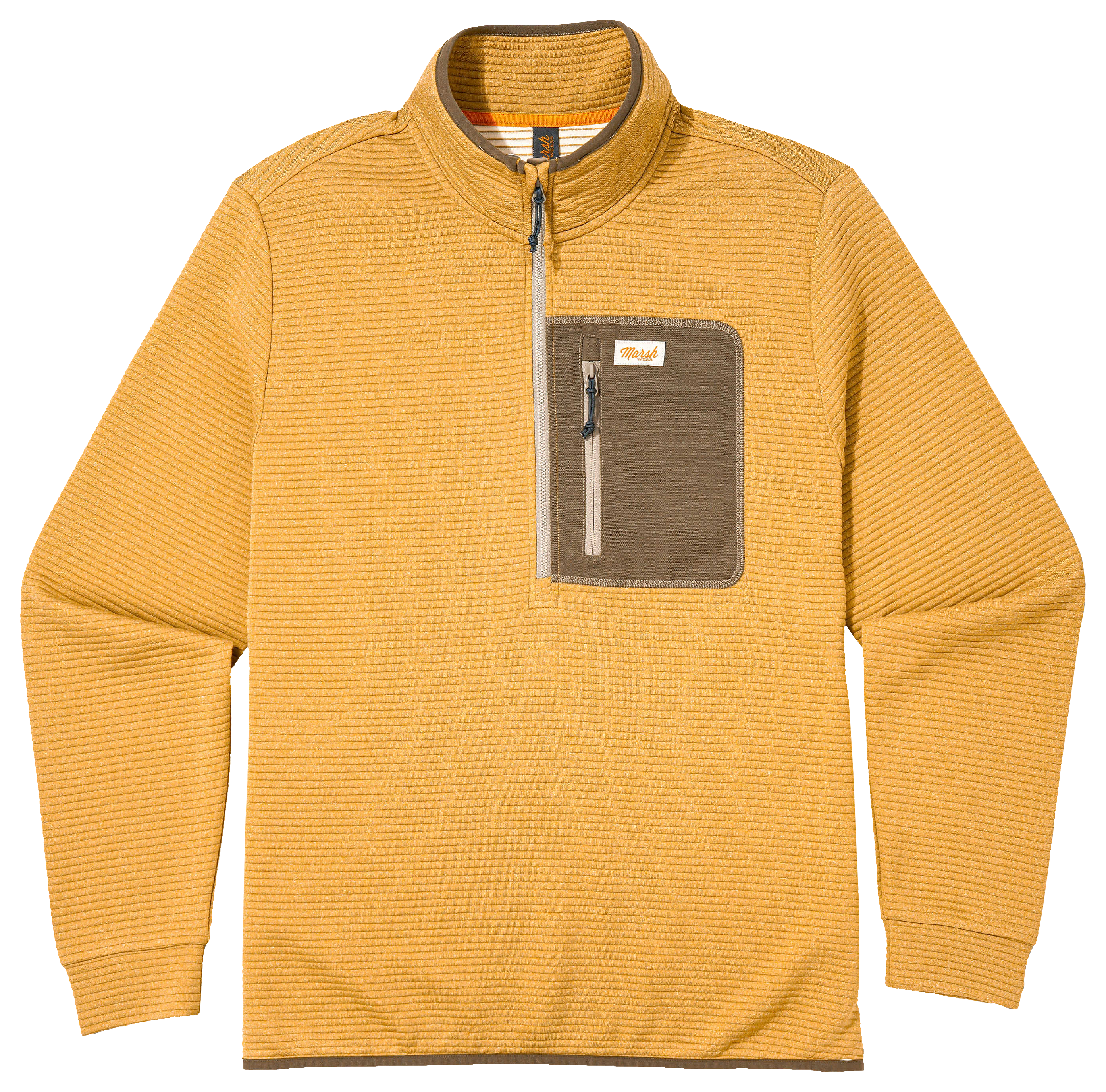 Image of Marsh Wear Sullivan Long-Sleeve Quarter-Zip Pullover - Harvest Gold