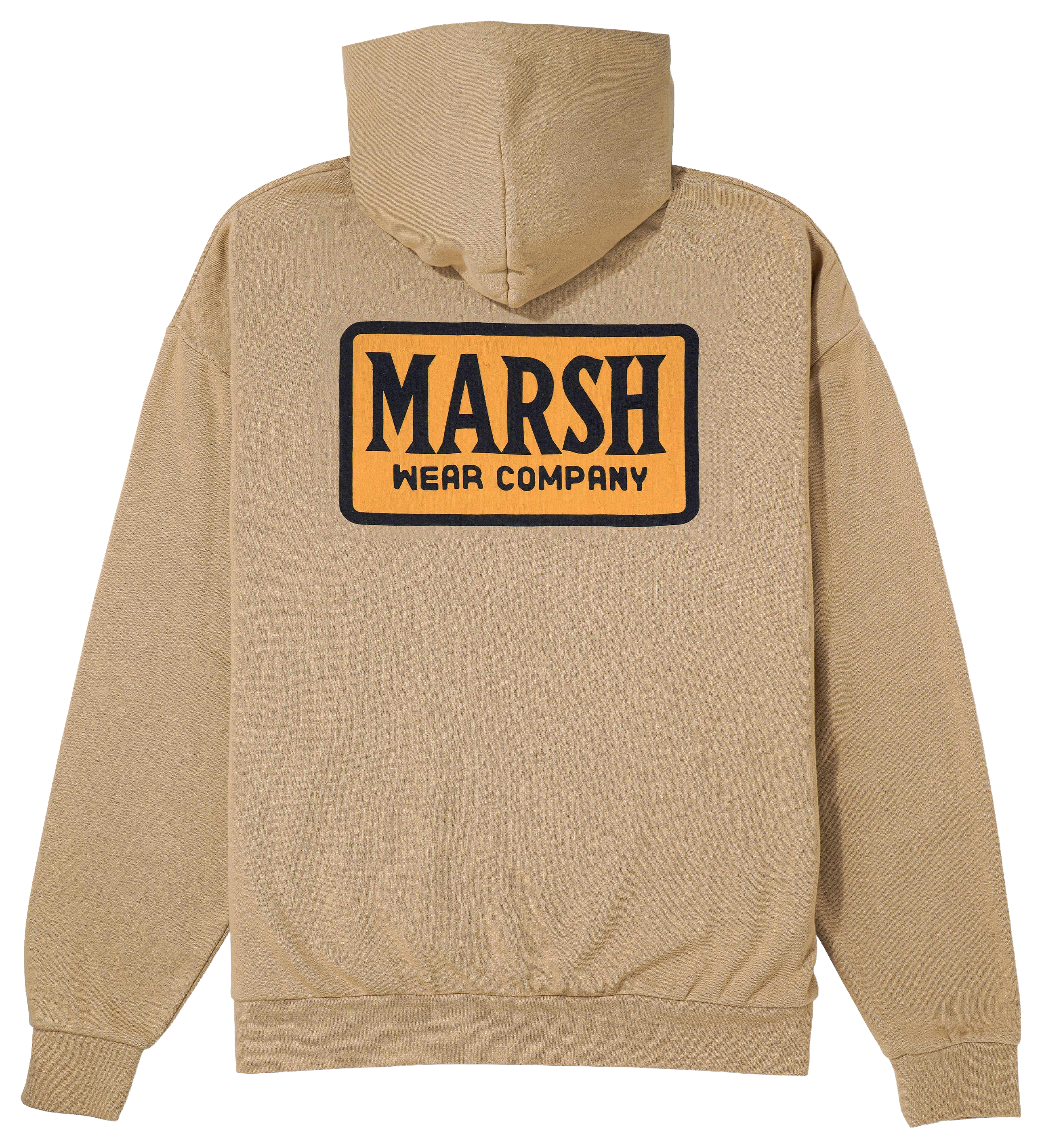 Image of Marsh Wear Badge Pullover Hoodie - Sandstone