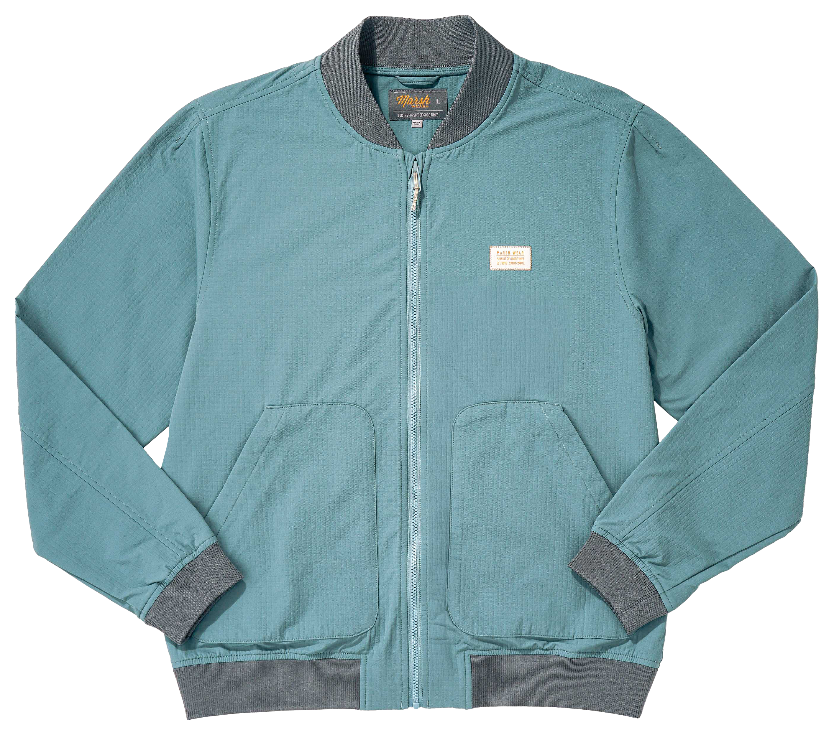 Image of Marsh Wear Belmont Bomber Jacket - Goblin Blue - L