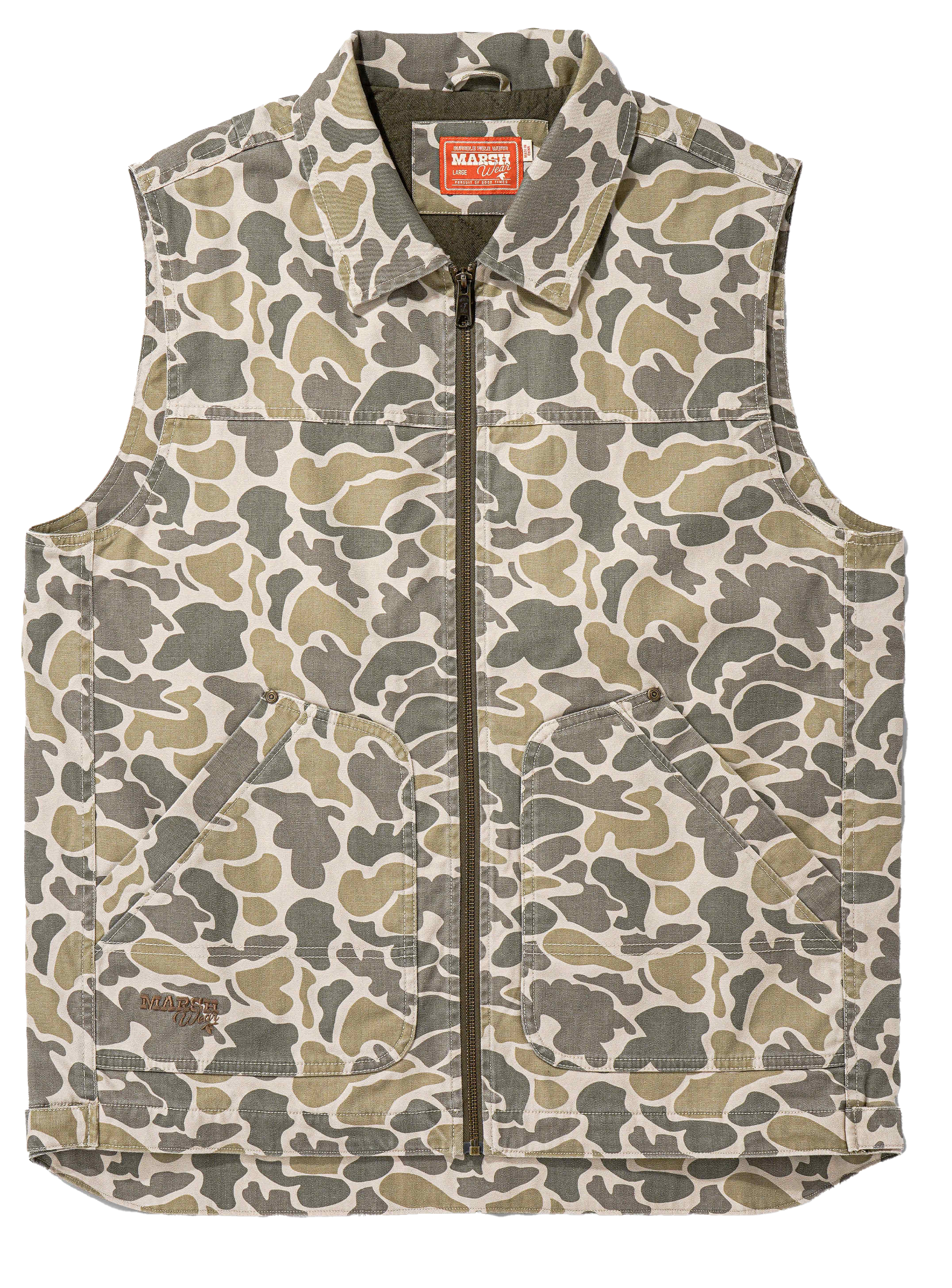 Image of Marsh Wear Westwood Vest - Khaki Mallard Camo