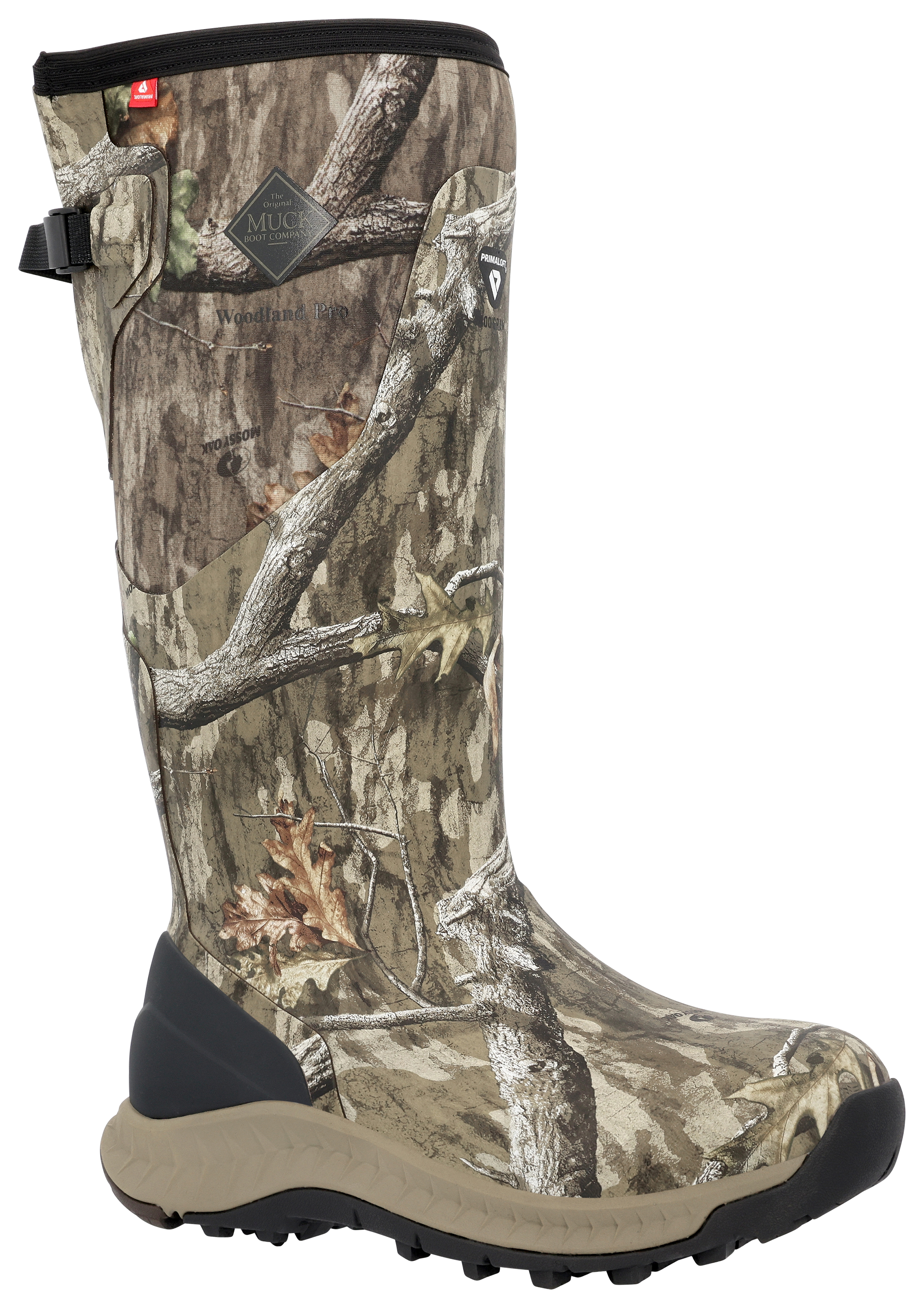 The Original Muck Boot Company Woodland Pro Insulated Rubber Boots for Men - Mossy Oak Country Roots