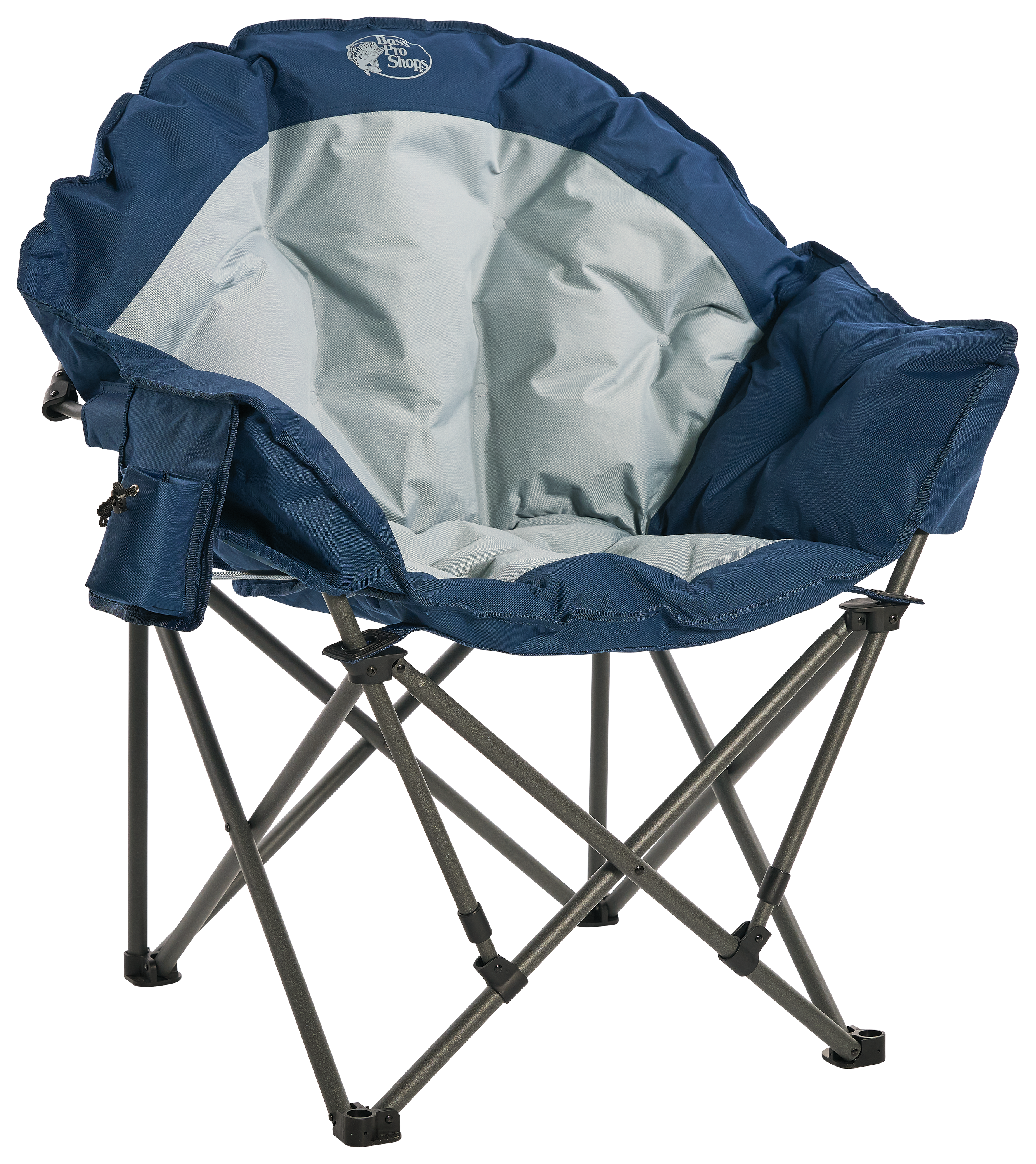 Image of Bass Pro Shops XL Padded Club Chair - Blue