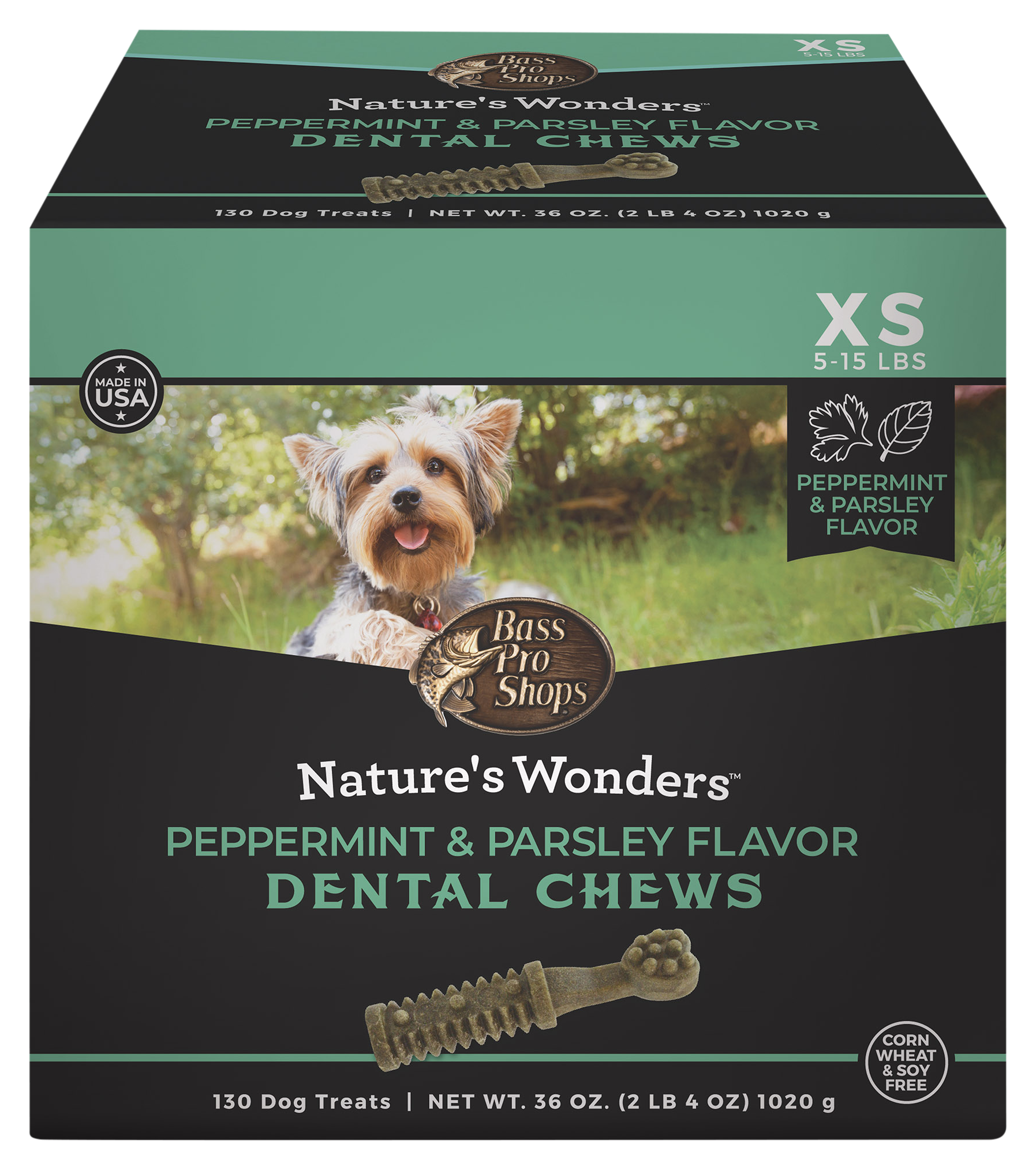Image of Nature's Wonders Dental Chew Dog Treats - 36 oz. - XS
