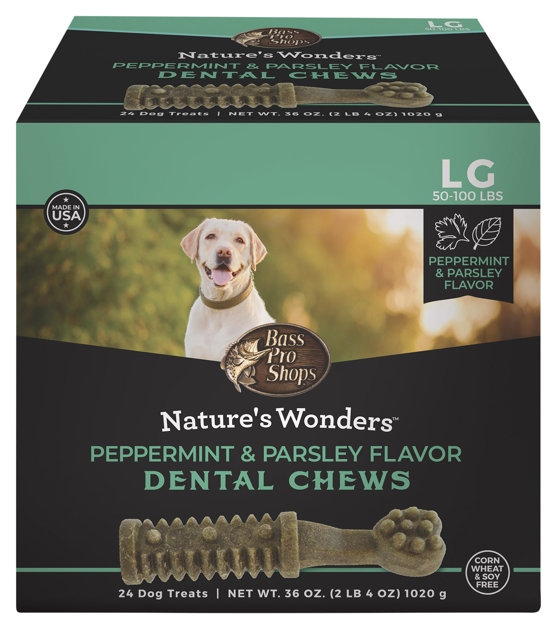 Image of Nature's Wonders Dental Chew Dog Treats - 36 oz - L