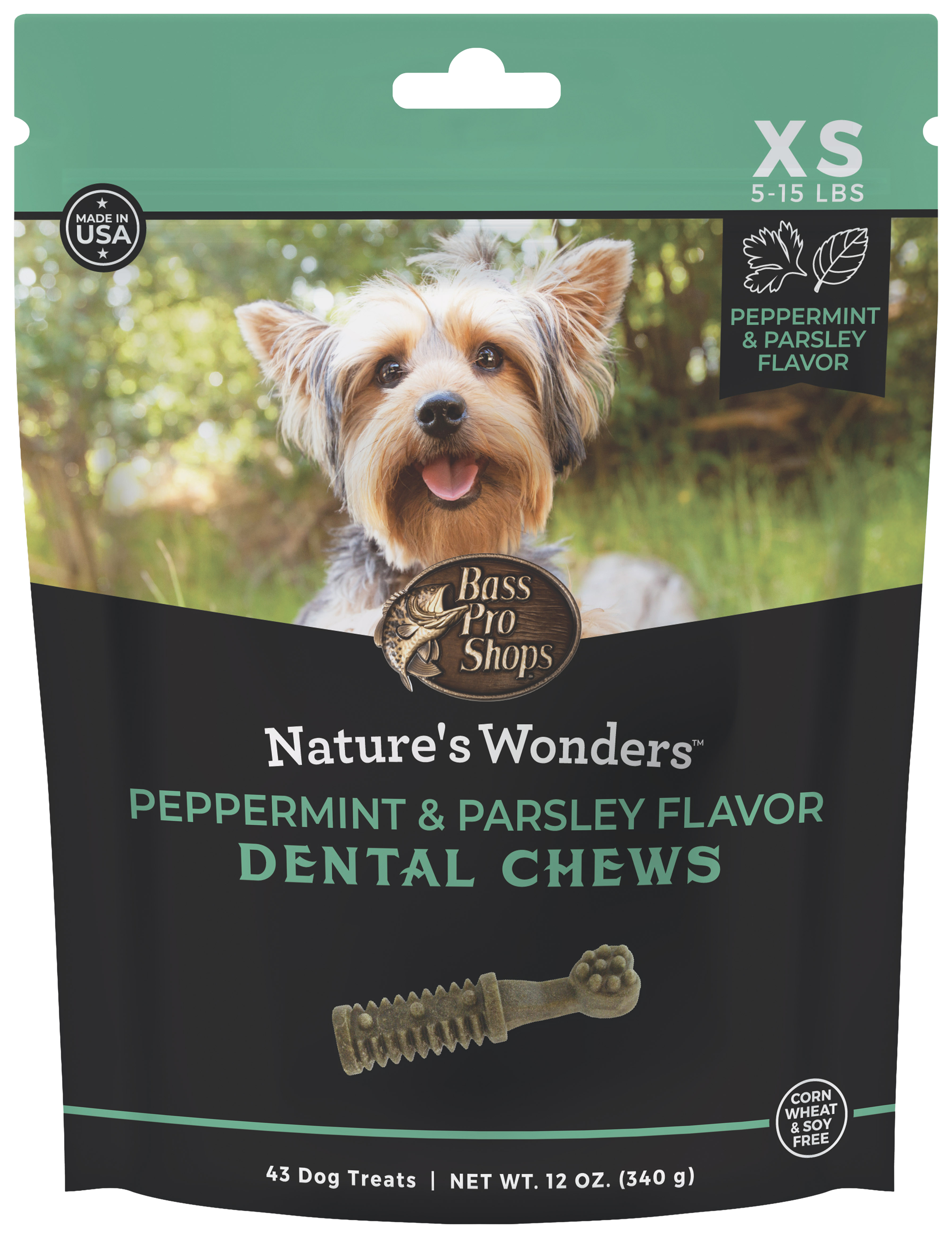 Image of Nature's Wonders Dental Chew Dog Treats - 12 oz - XS
