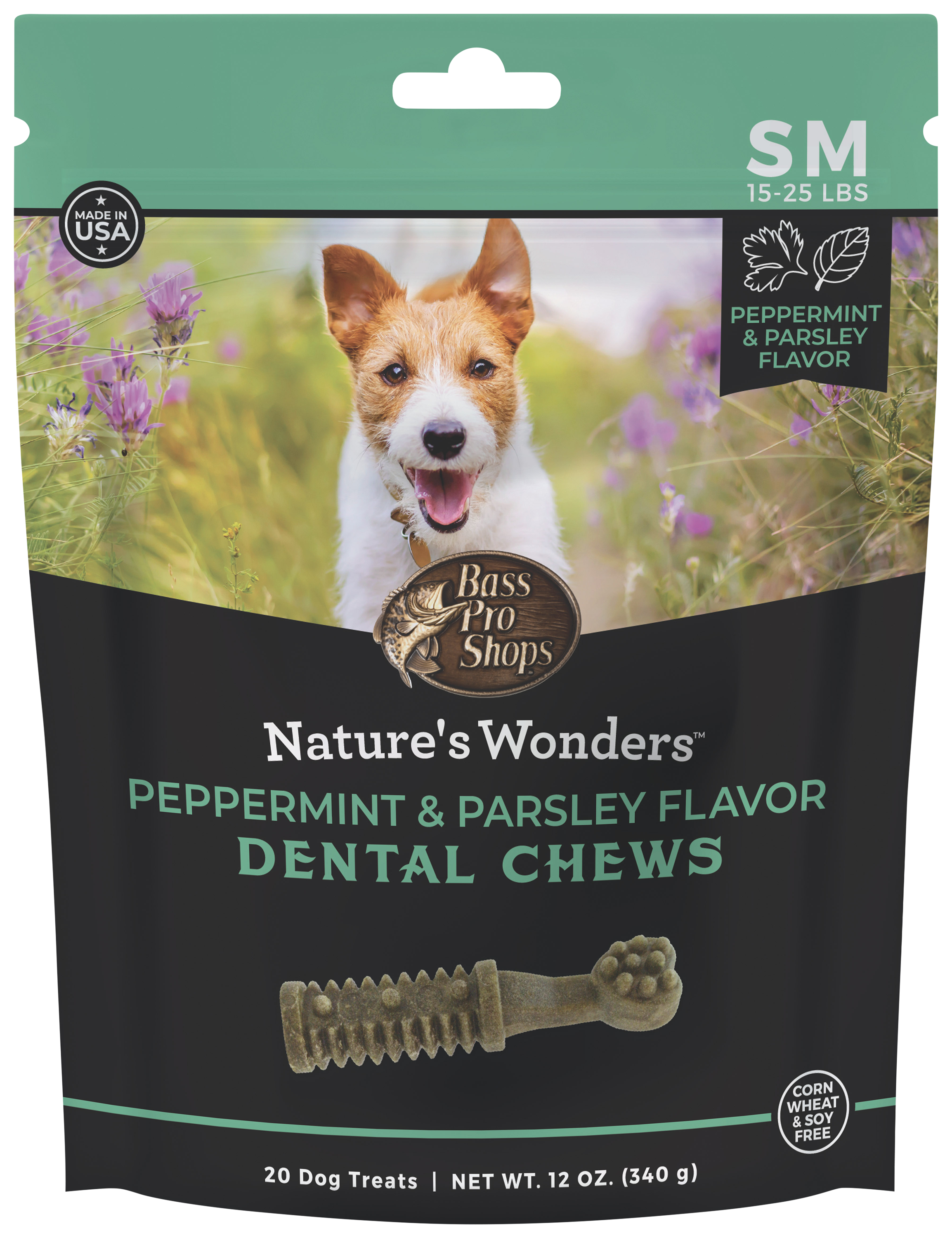 Image of Nature's Wonders Dental Chew Dog Treats - 12 oz - S